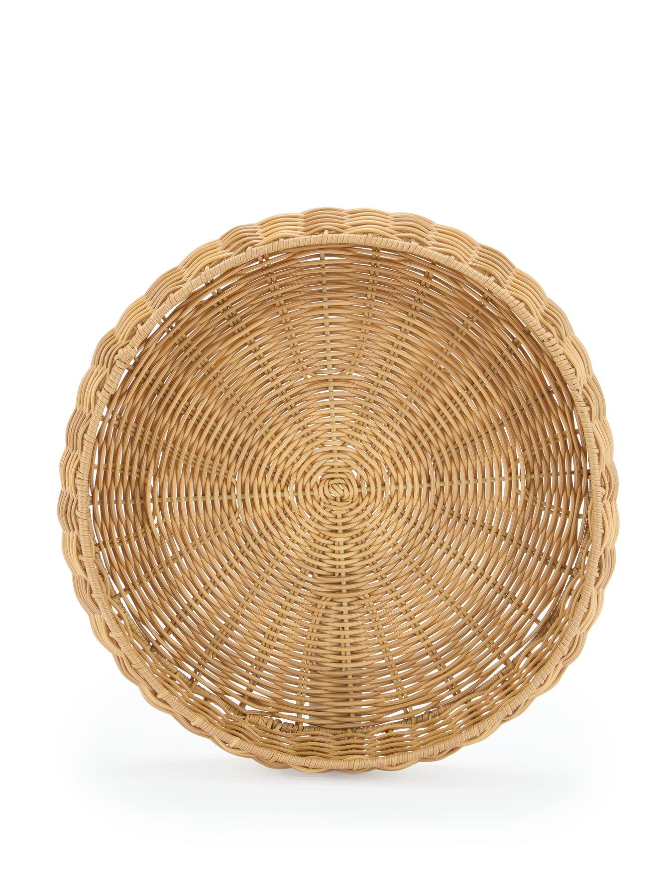 Image 3 of 5 of The Very Collection Eva Rattan Tray 40cm