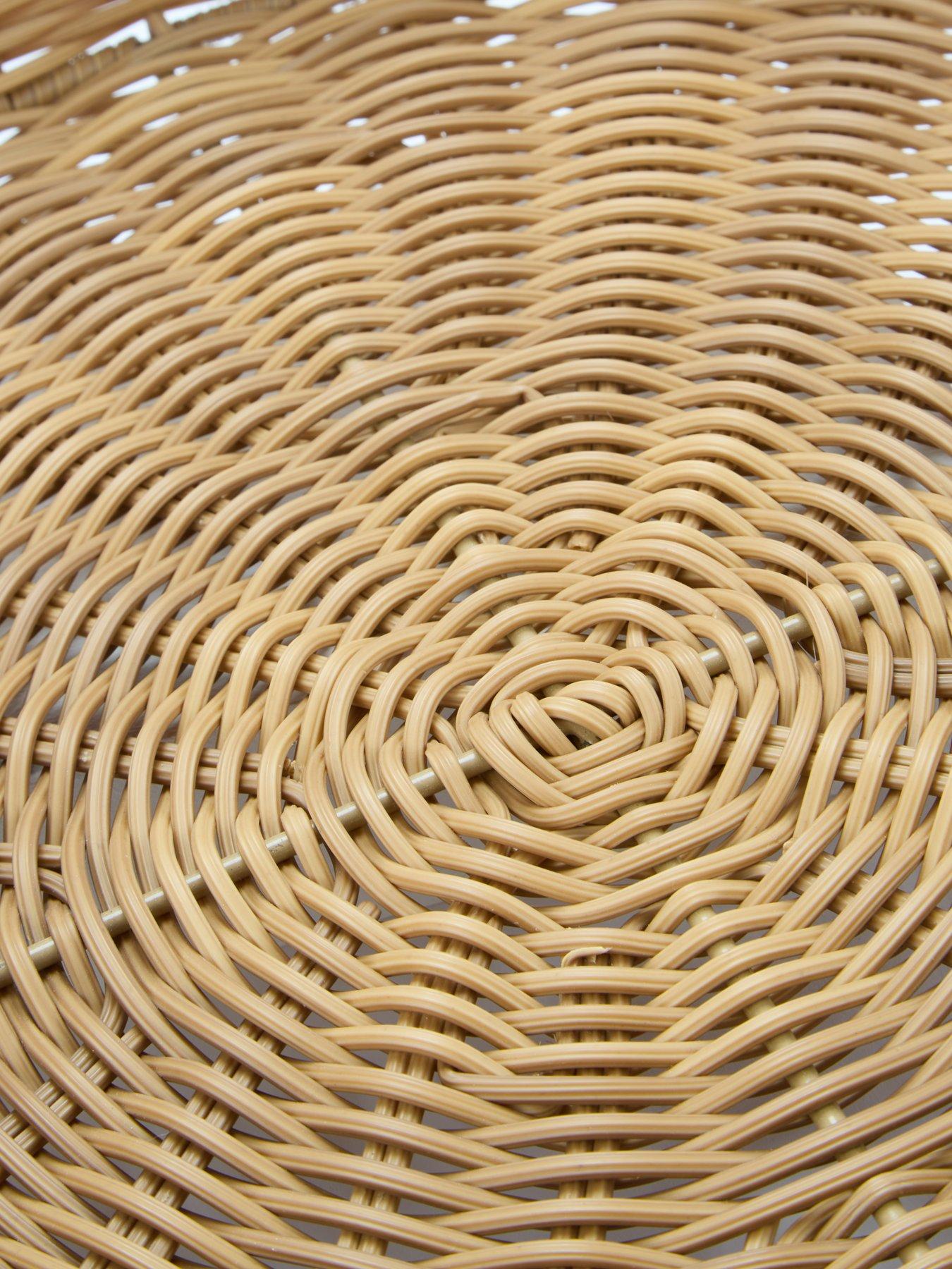 Image 5 of 5 of The Very Collection Eva Rattan Tray 40cm