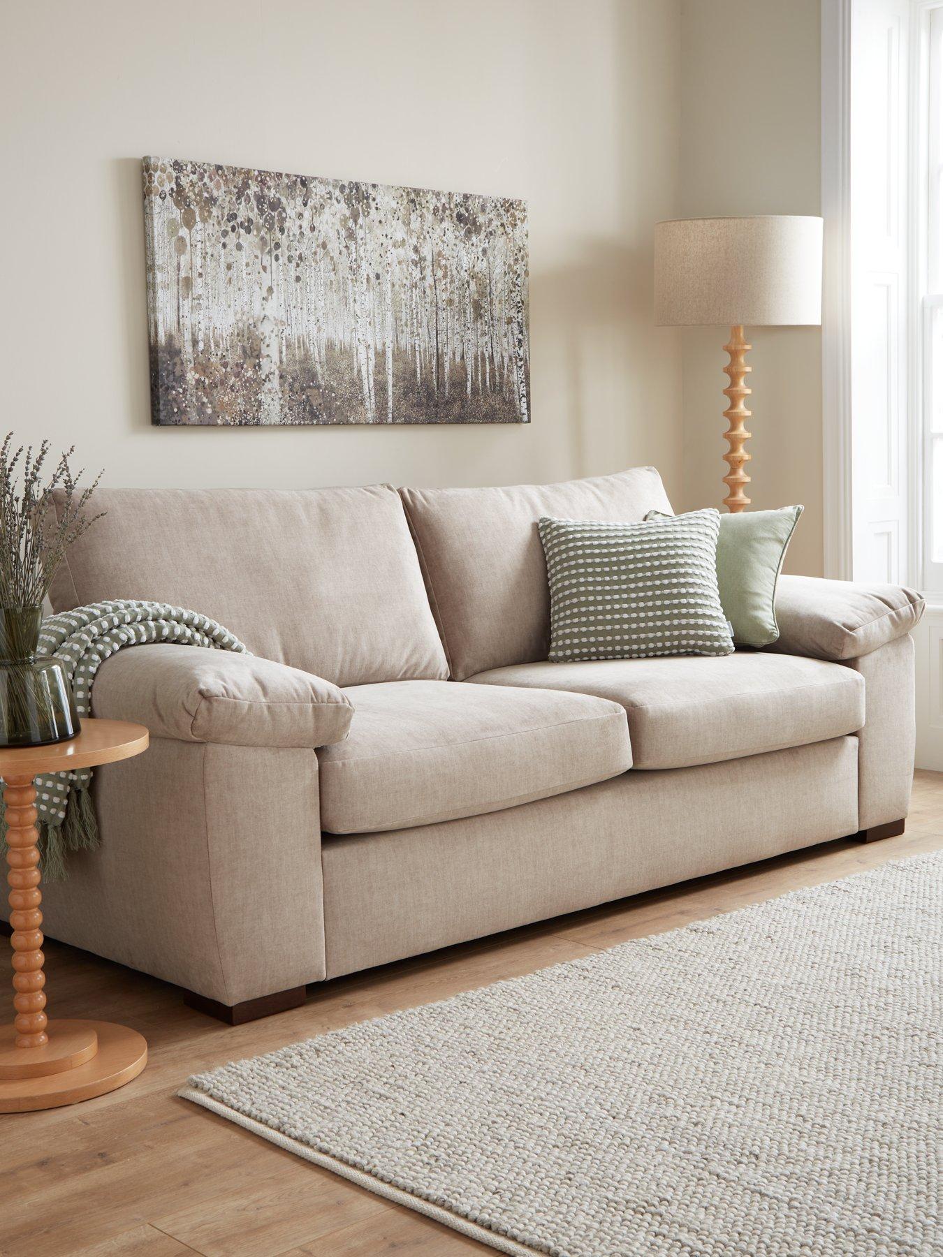 Very Home Eliza Fabric 3 Seater Sofa - FSC® Certified