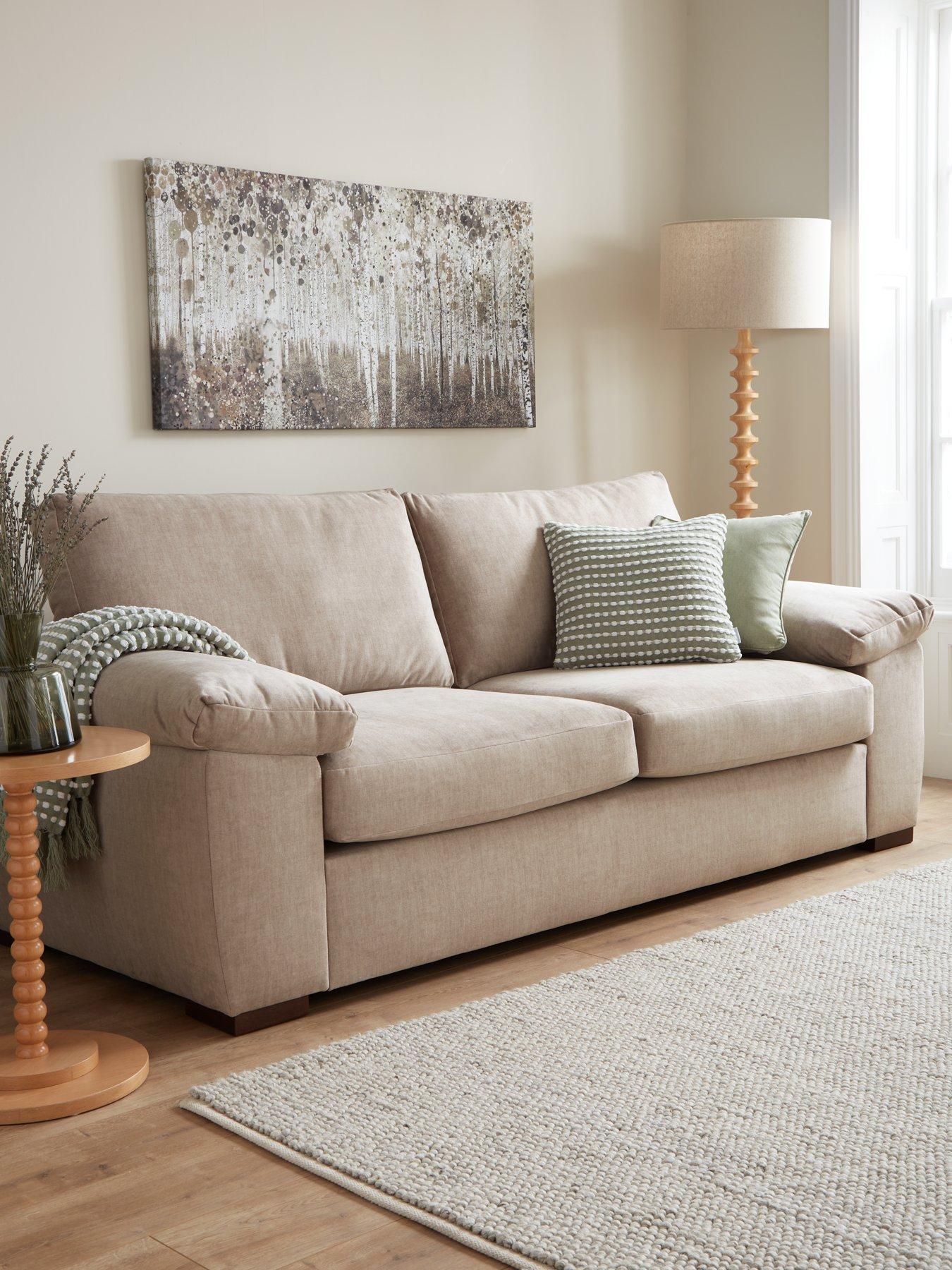 The Very Collection Eliza Fabric 3 Seater Sofa - FSC® Certified