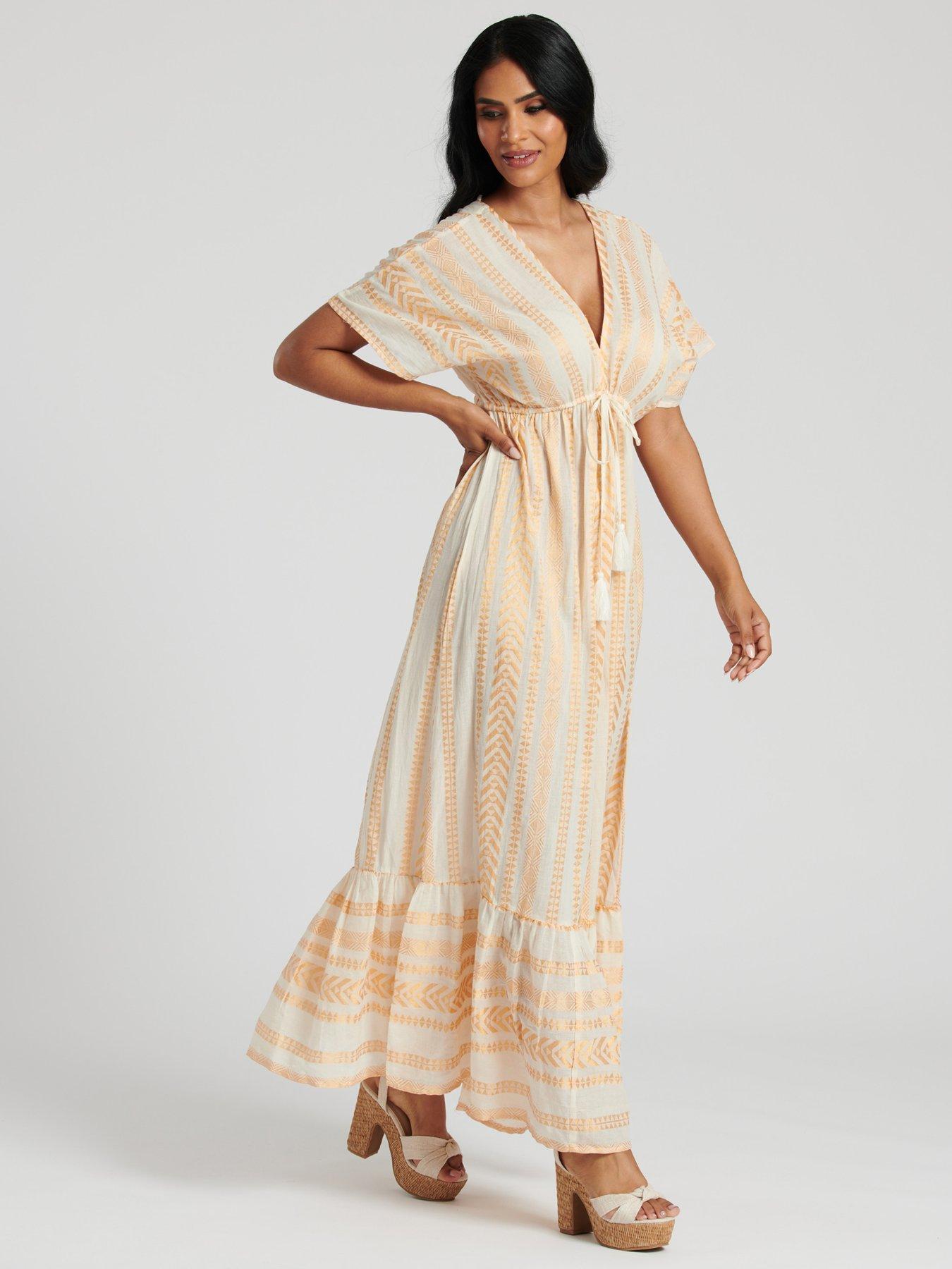 south-beach-metallic-jacquard-v-neck-maxi-dress-goldback