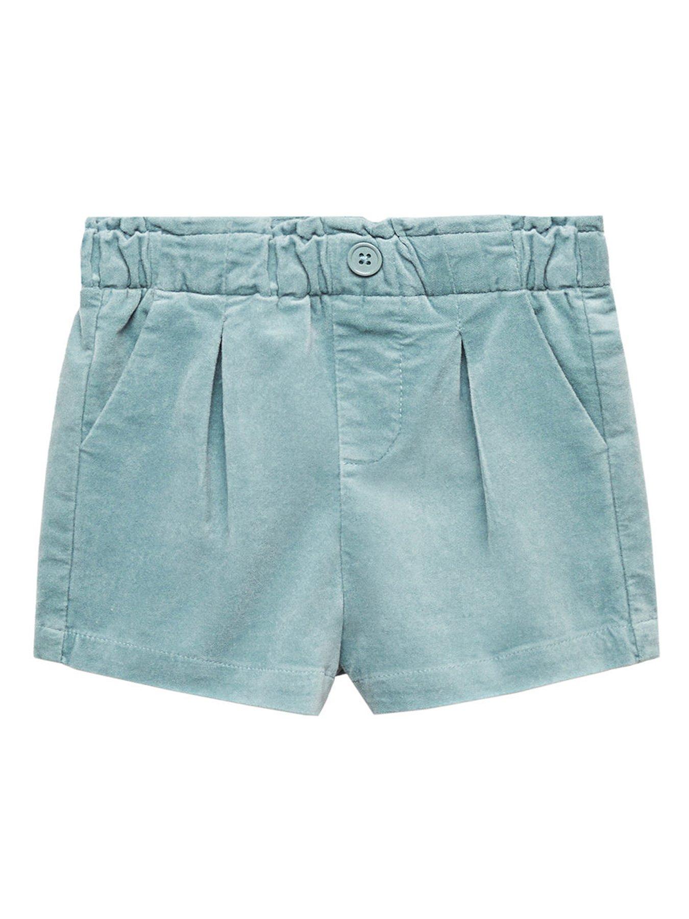 mango-younger-girls-suedette-shorts-light-green