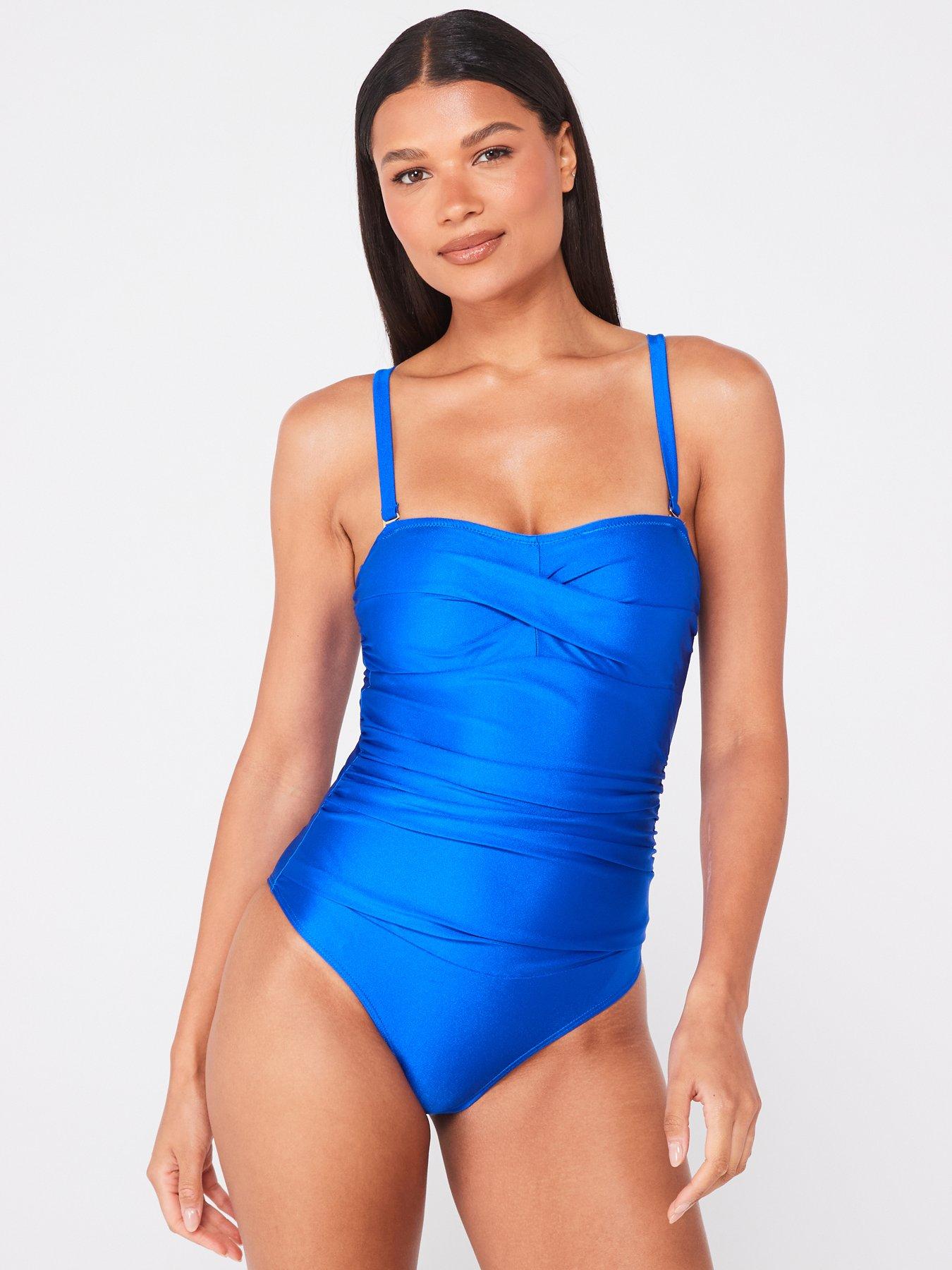 south-beach-bandeau-tummy-control-swimsuit-with-removeable-strap-bright-blue