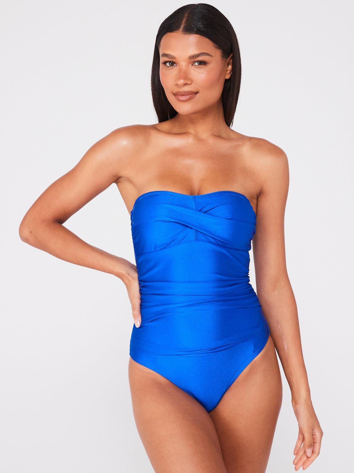 south-beach-bandeau-tummy-control-swimsuit-with-removeable-strap-bright-blueback