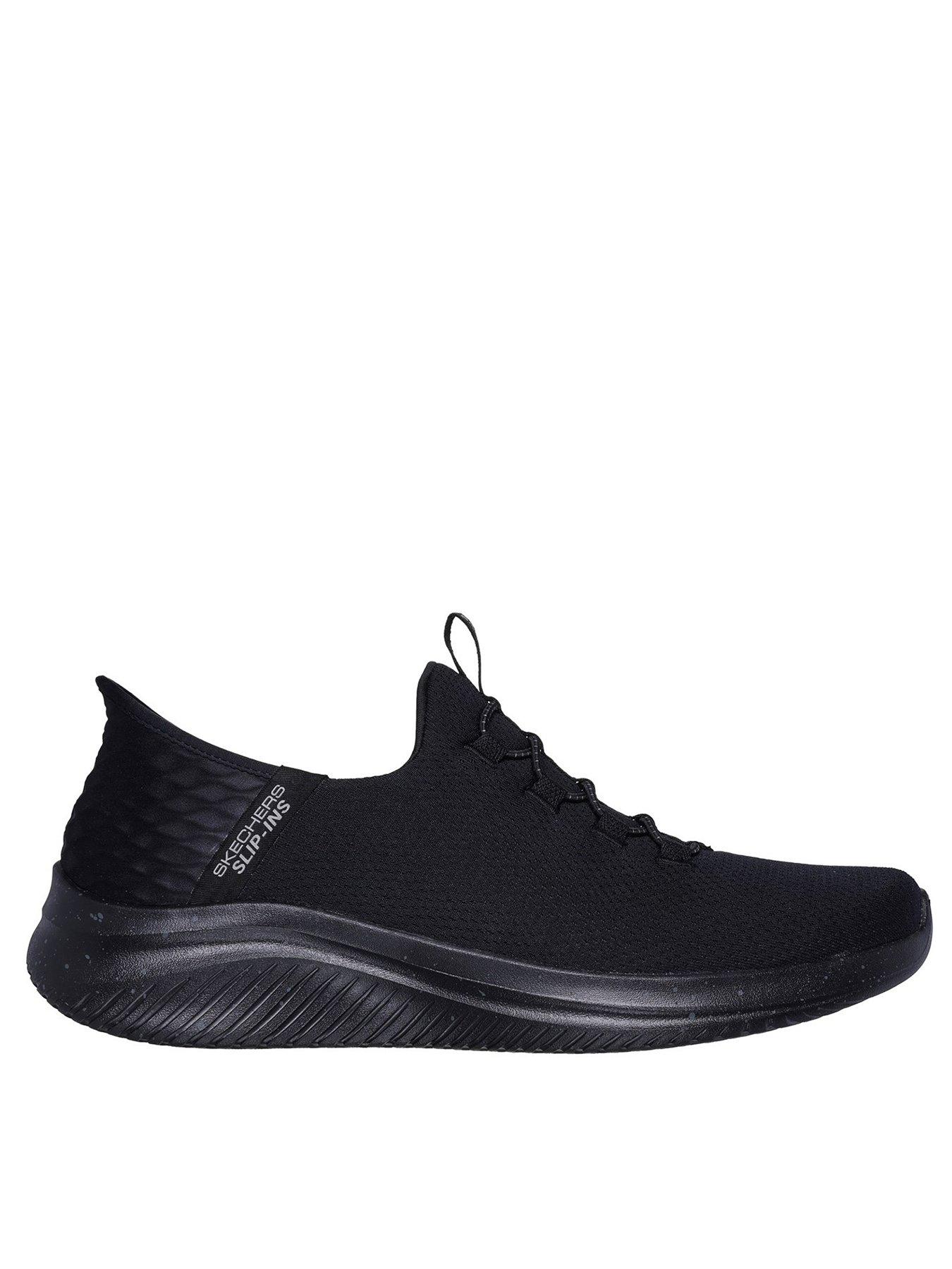 Black trainers hot sale memory foam