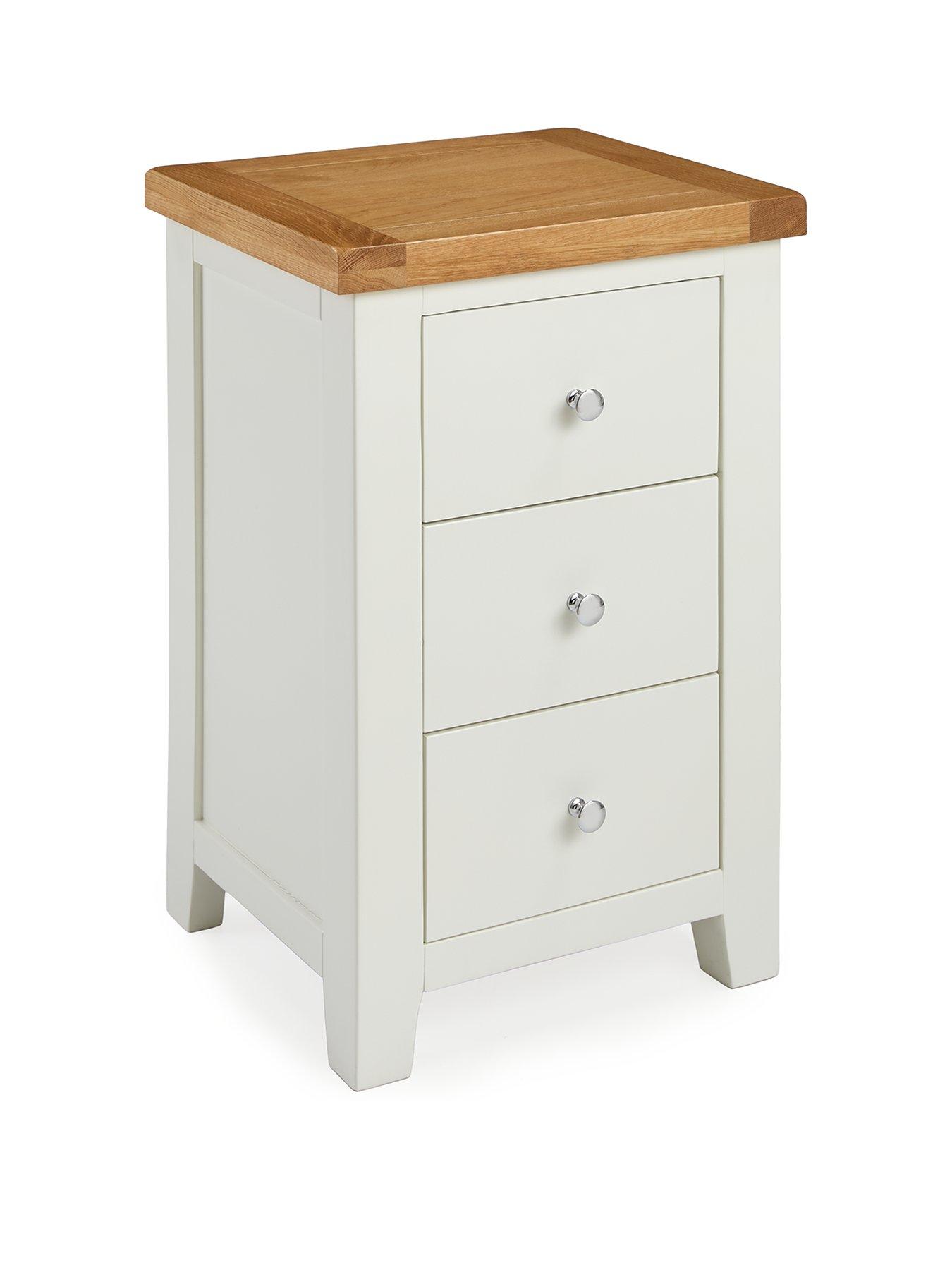 Image 3 of 6 of Very Home Hamilton&nbsp;3 Drawer Bedside Table - contains Solid Wood