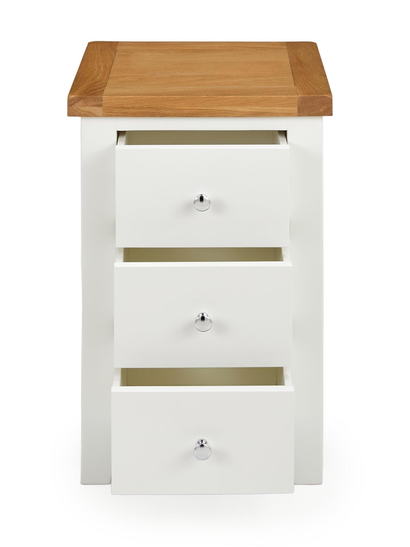 Image 4 of 6 of Very Home Hamilton&nbsp;3 Drawer Bedside Table - contains Solid Wood