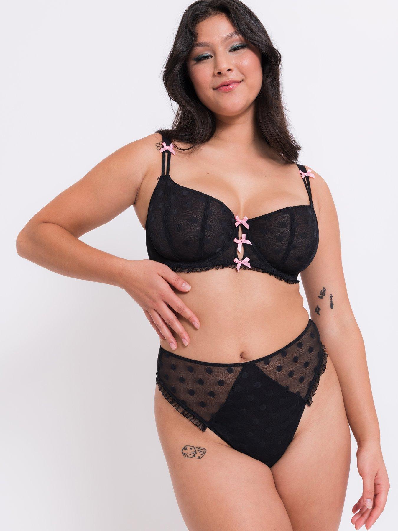 curvy-kate-frill-me-high-waist-thong-blackfront