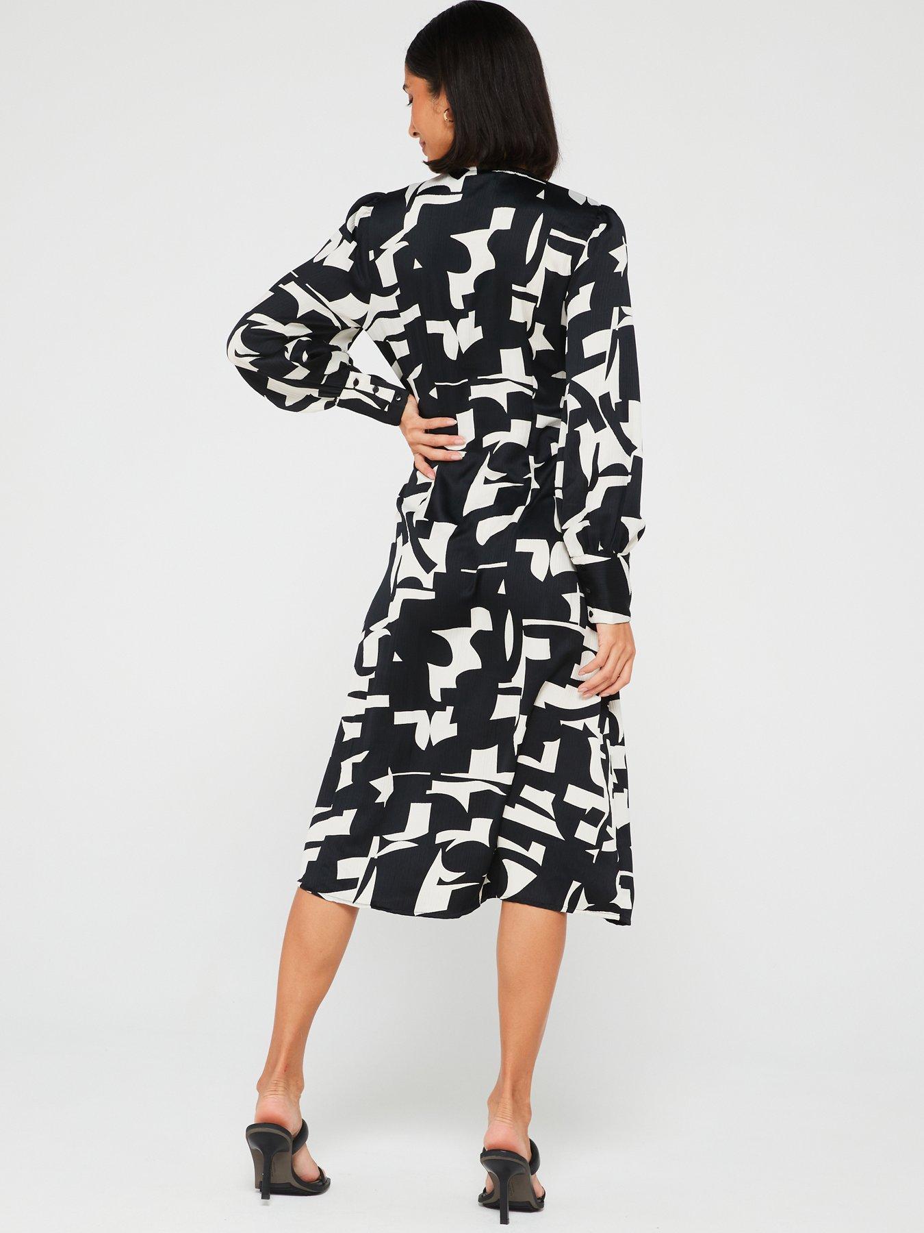 pieces-sadies-printed-midi-dress-blackwhitestillFront