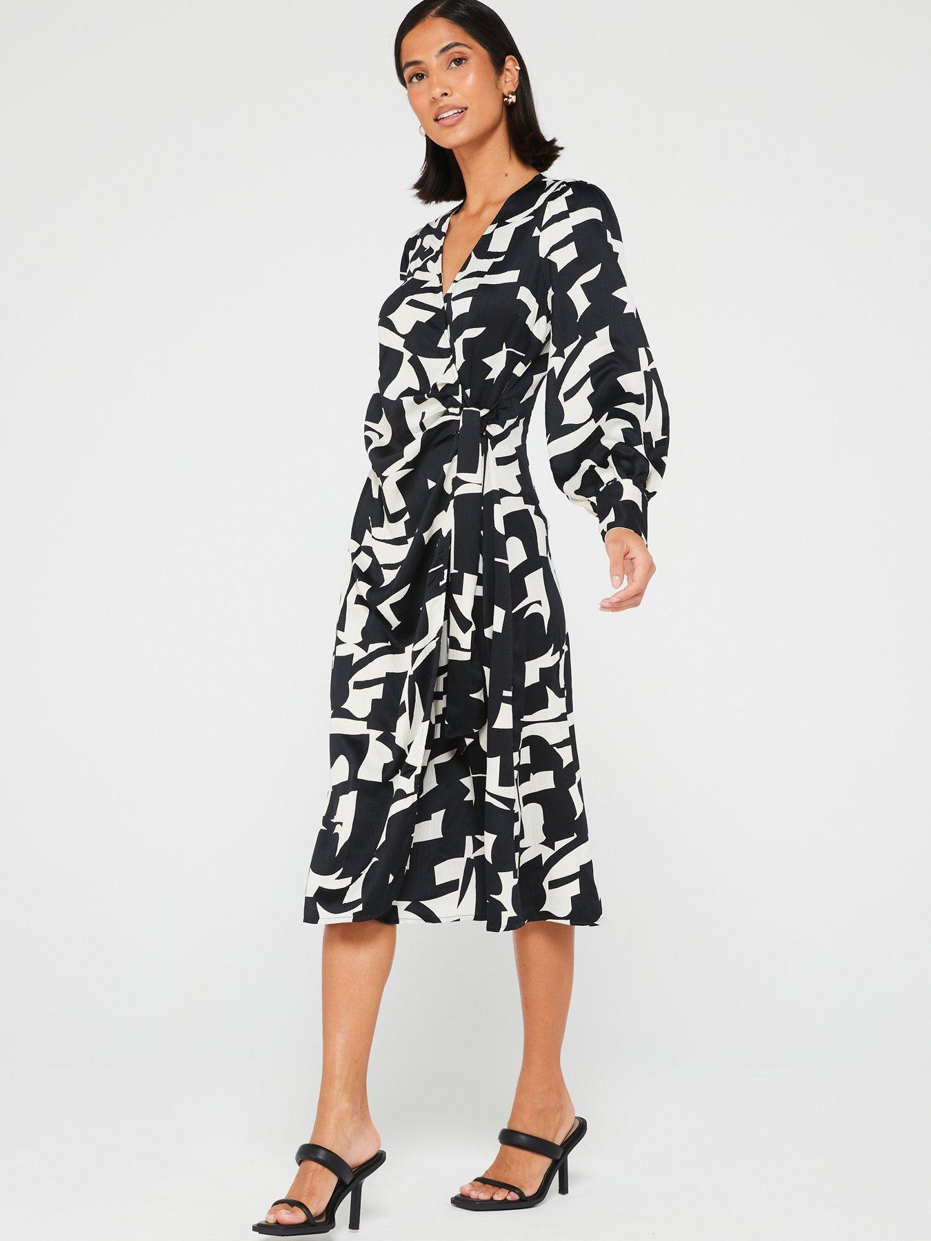 pieces-sadies-printed-midi-dress-blackwhiteback