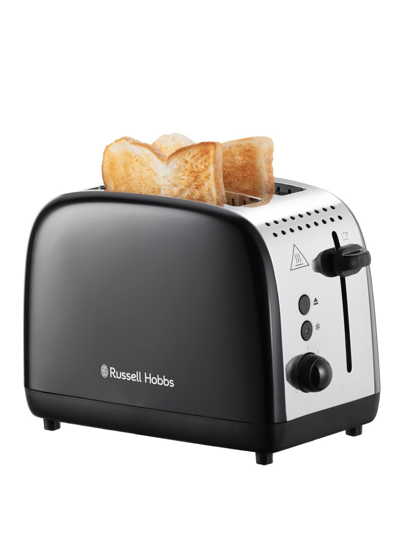 undefined Stainless Steel 2-Slice Toaster - Black