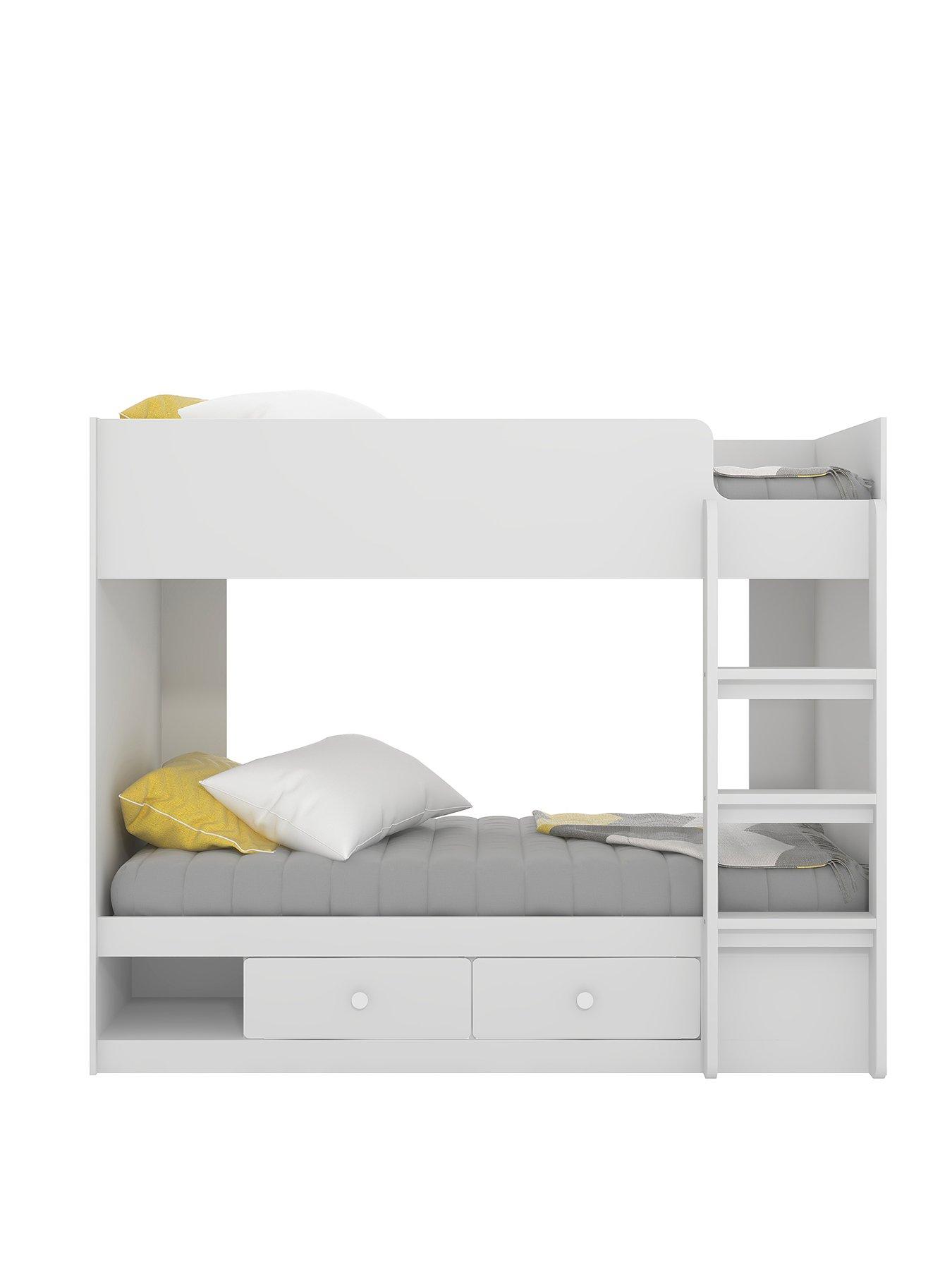 Image 2 of 6 of Very Home Peyton Bunk Bed Frame with Drawers and Mattress Options (Buy and SAVE!)
