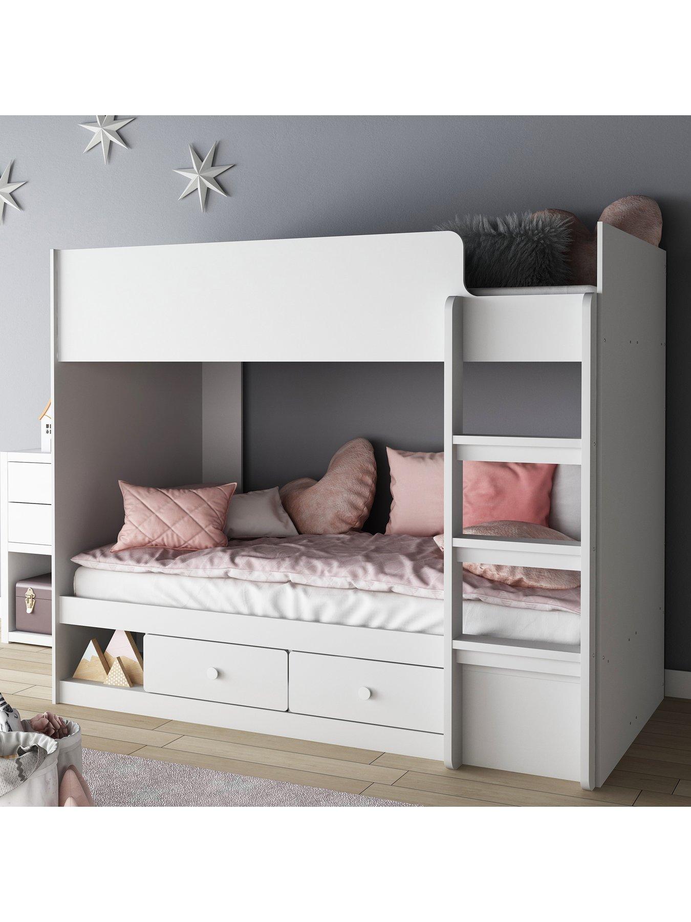 Image 3 of 6 of Very Home Peyton Bunk Bed Frame with Drawers and Mattress Options (Buy and SAVE!)