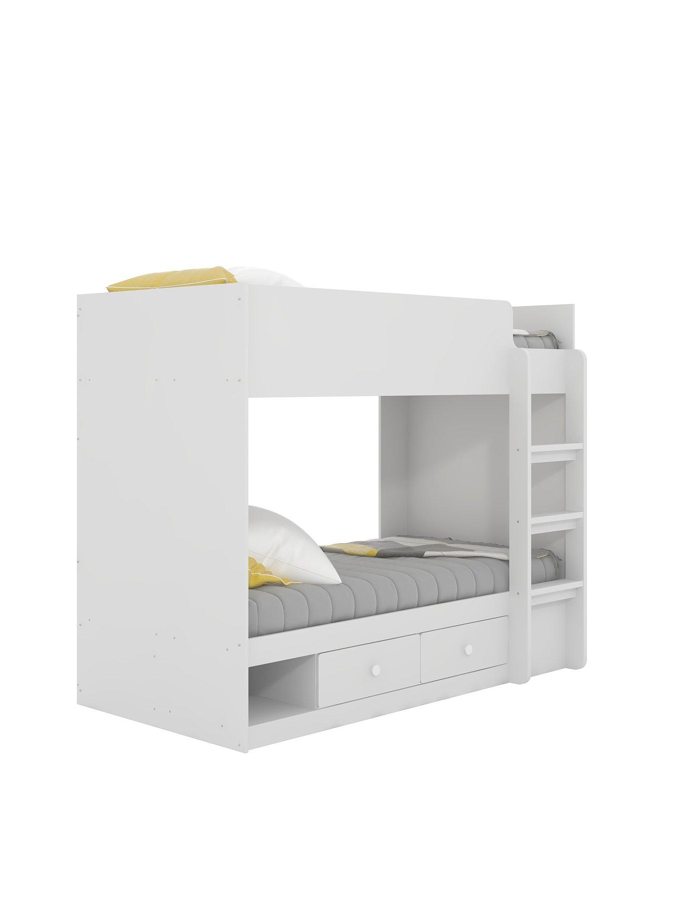 Image 4 of 6 of Very Home Peyton Bunk Bed Frame with Drawers and Mattress Options (Buy and SAVE!)
