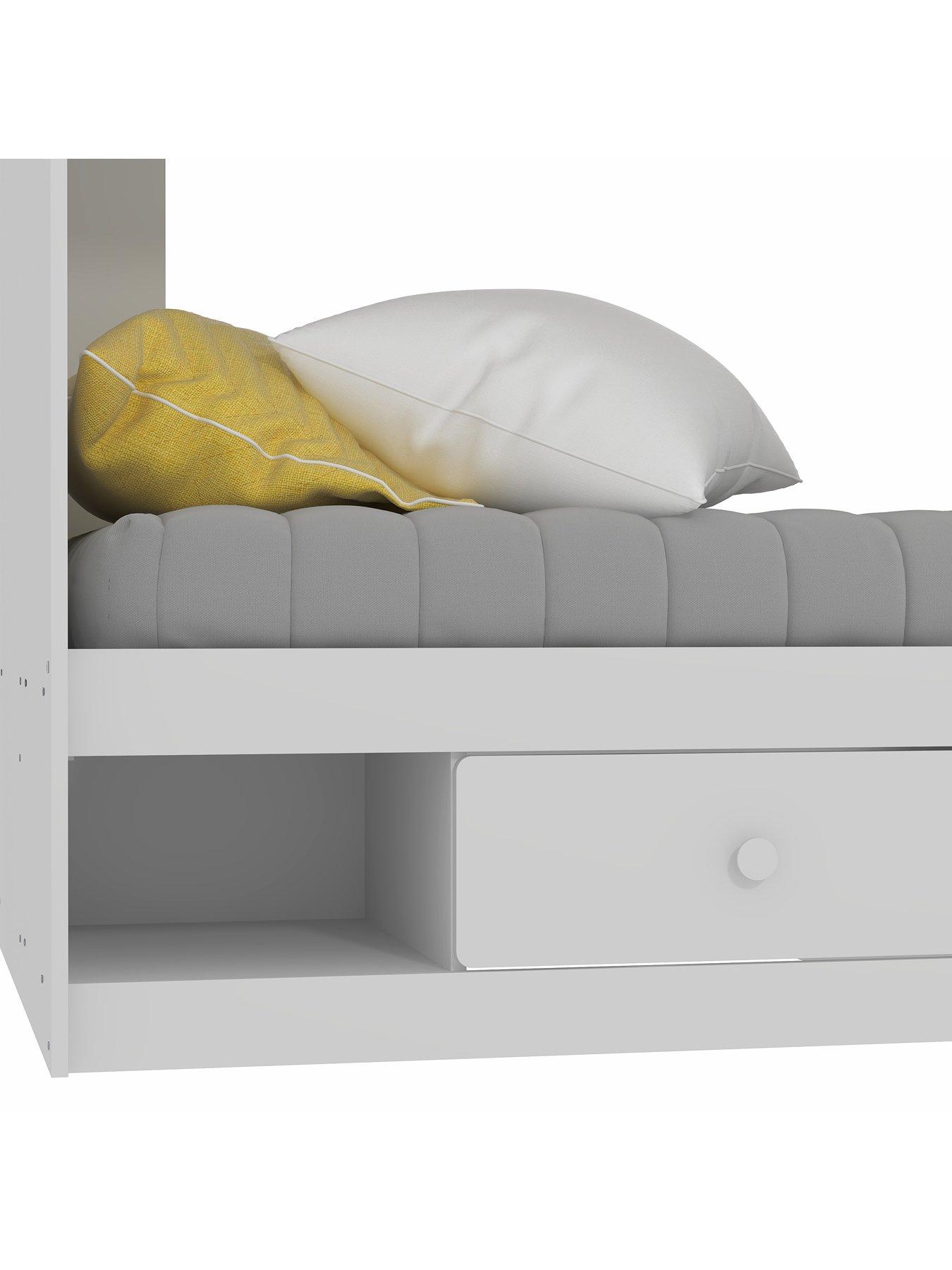 Image 6 of 6 of Very Home Peyton Bunk Bed Frame with Drawers and Mattress Options (Buy and SAVE!)
