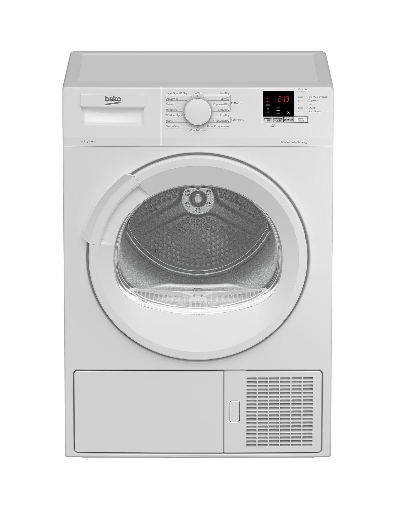 undefined Beko DTLP81151W 8kg Heat Pump Tumble Dryer - White