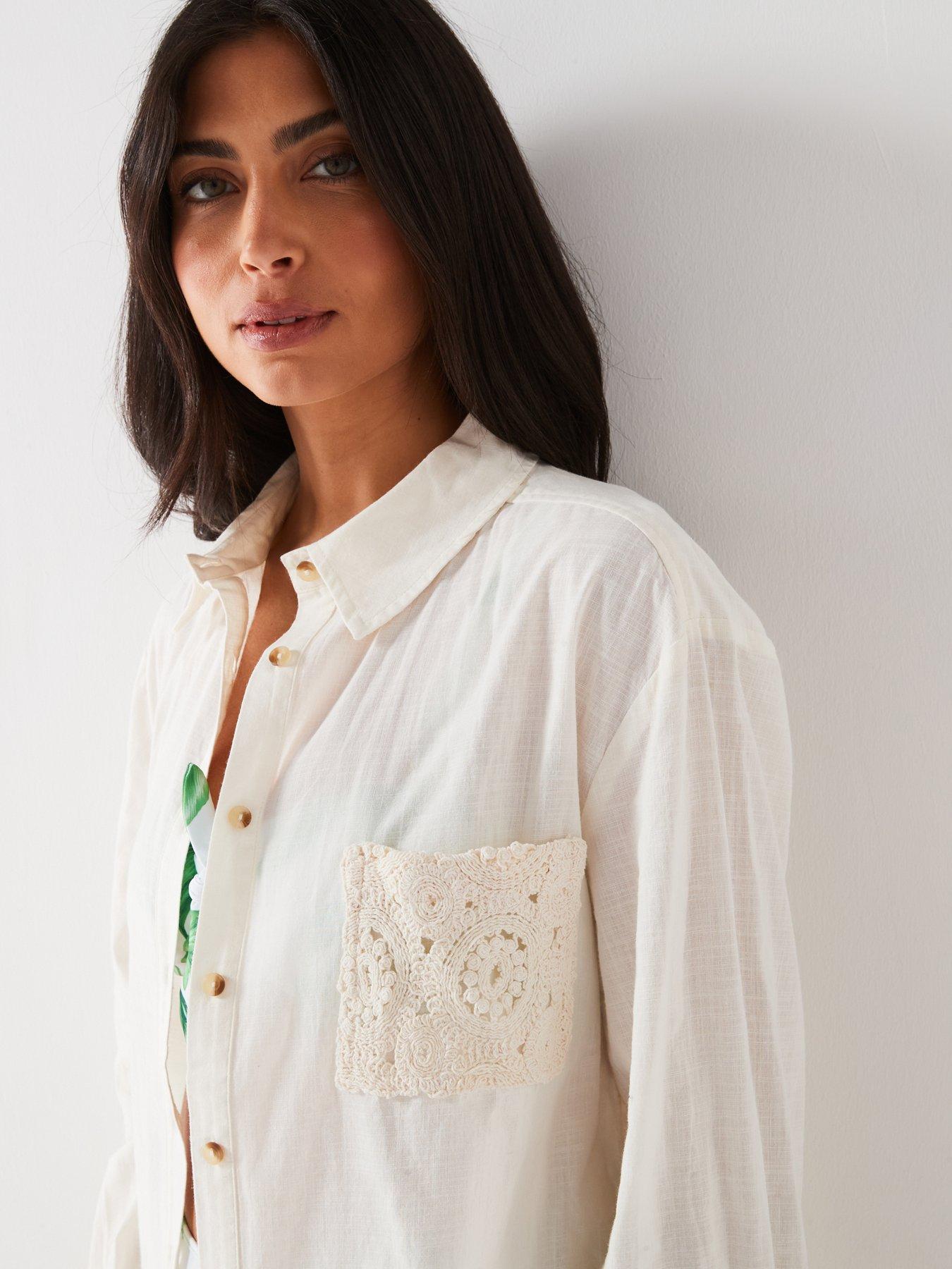 v-by-very-crochet-insert-beach-shirt-creamdetail