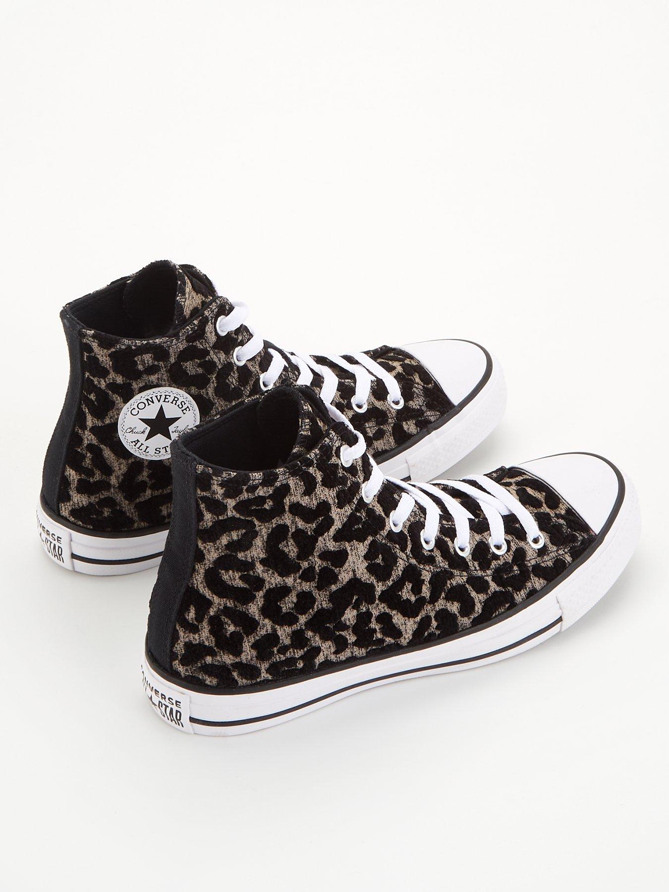 Leopard print converse junior hot sale