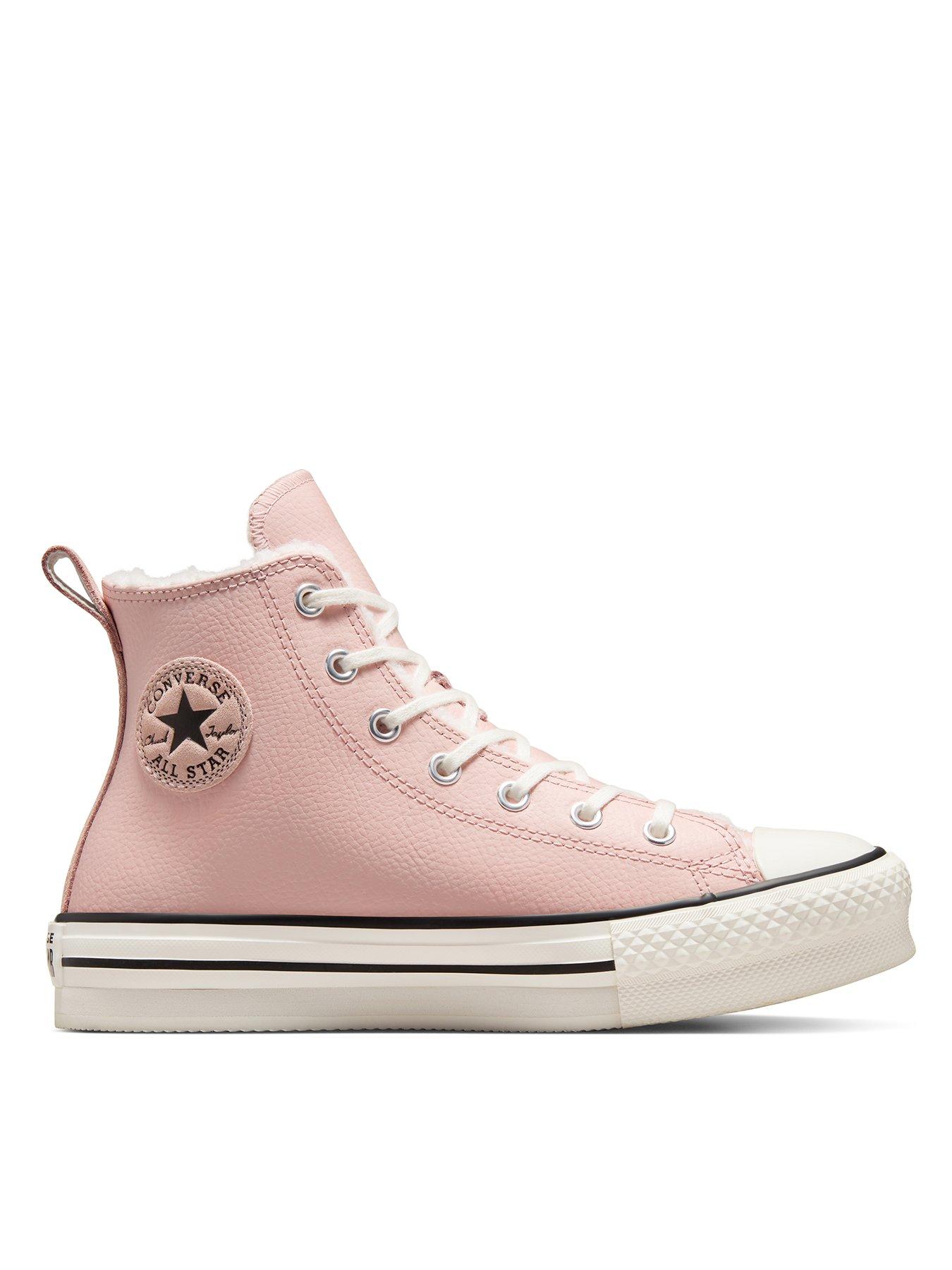 Pink converse clearance junior