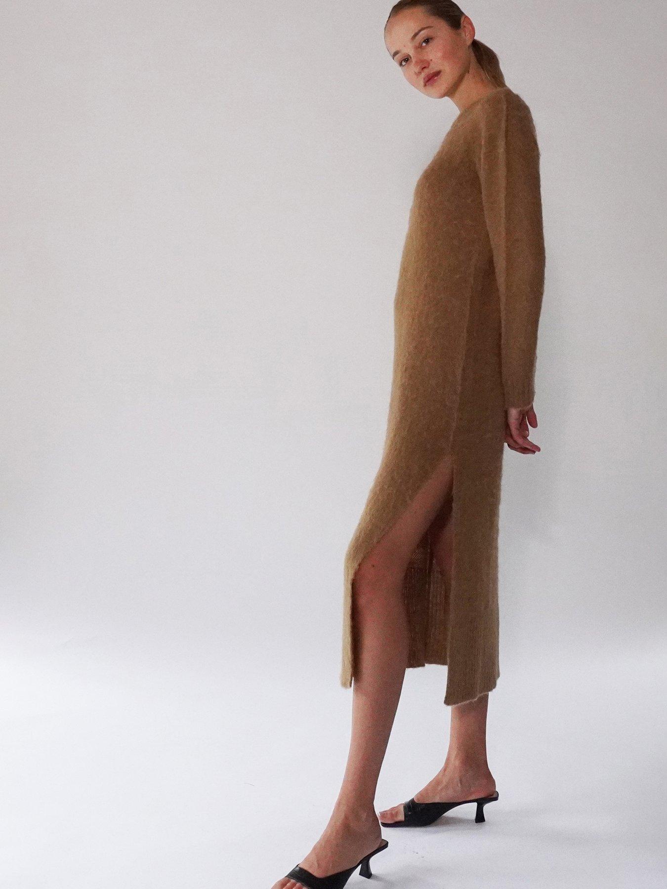 religion-cosy-heritage-knitted-midi-dress-cameldetail