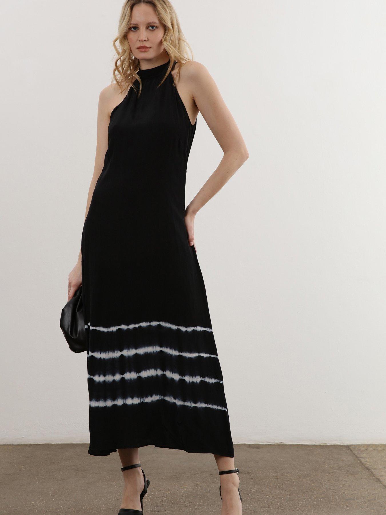 religion-halterneck-midaxi-dress-in-printed-slinky-cupro-blackback