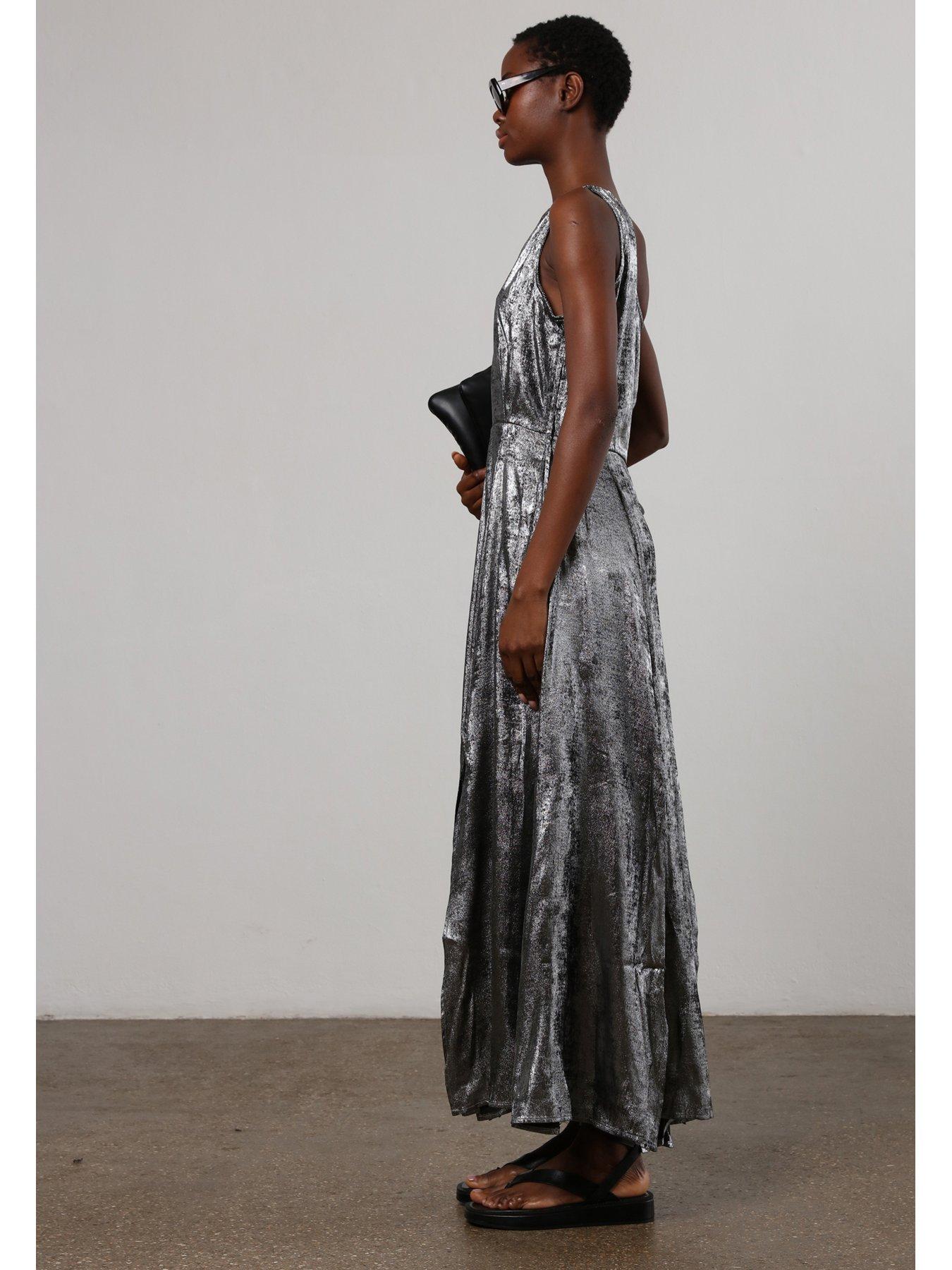 religion-one-shoulder-maxi-dress-silveroutfit