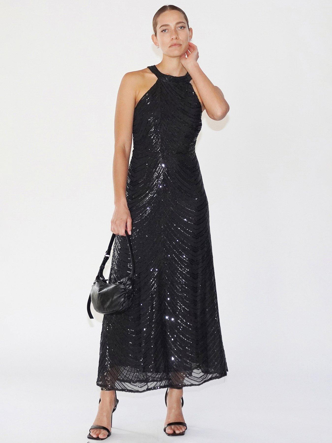 religion-halterneck-beaded-sequin-midi-maxi-dress-blackback