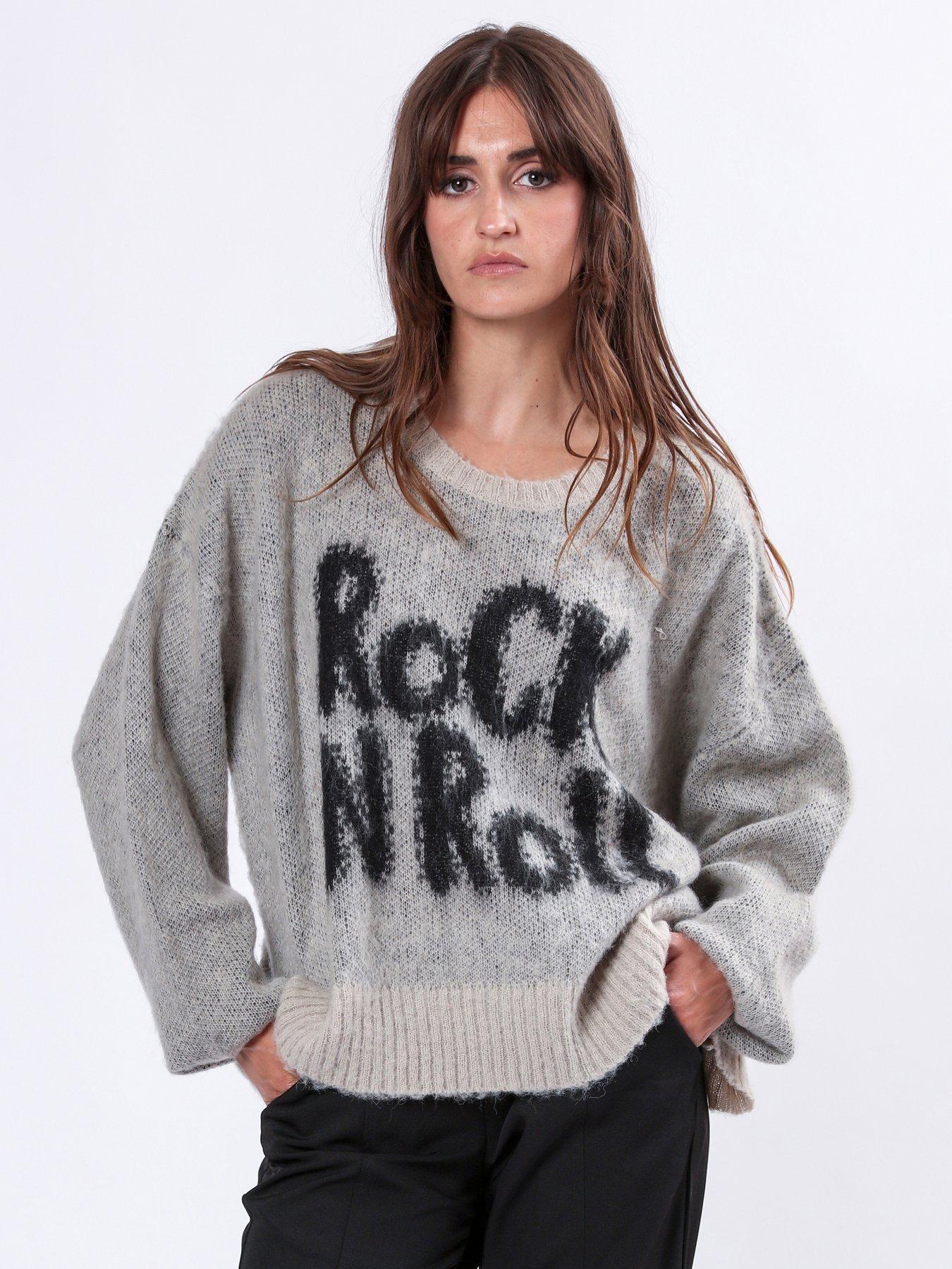 religion-oversized-slogan-knit-jumper-nudefront