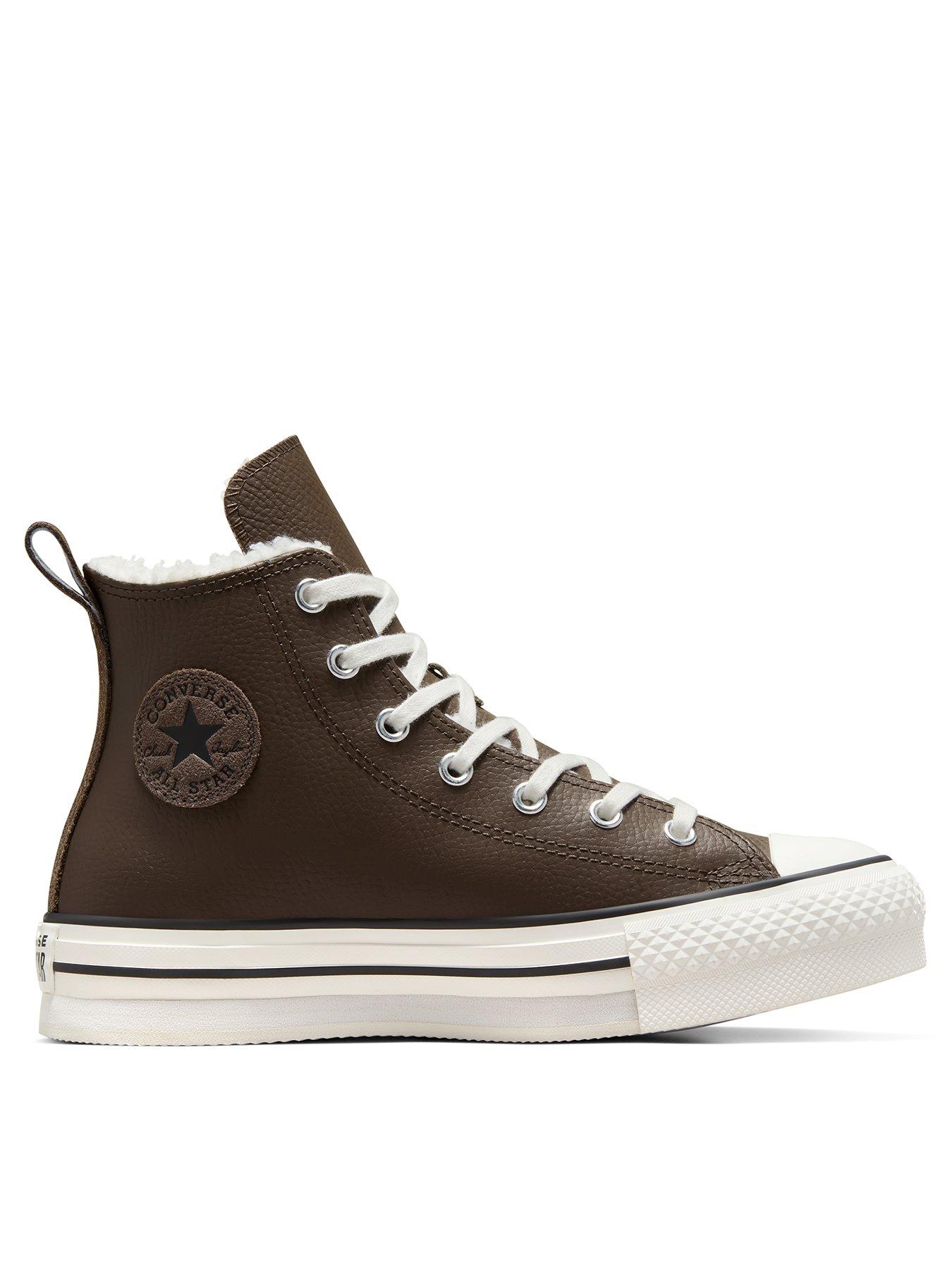 Converse Junior Eva Lift Trainers Brown Very Ireland