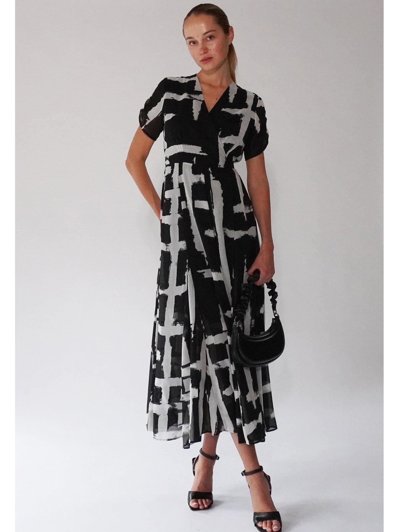 religion-wrap-maxi-dress-blackwhitestillFront