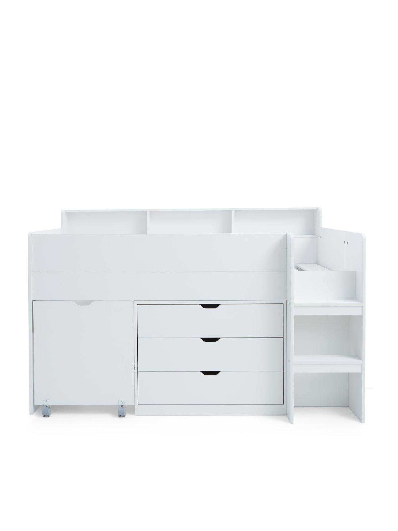 very-home-aspen-mid-sleeper-bed-frame-with-desk-drawers-and-shelves-plus-mattress-options-buy-and-savenbsp--whiteoutfit