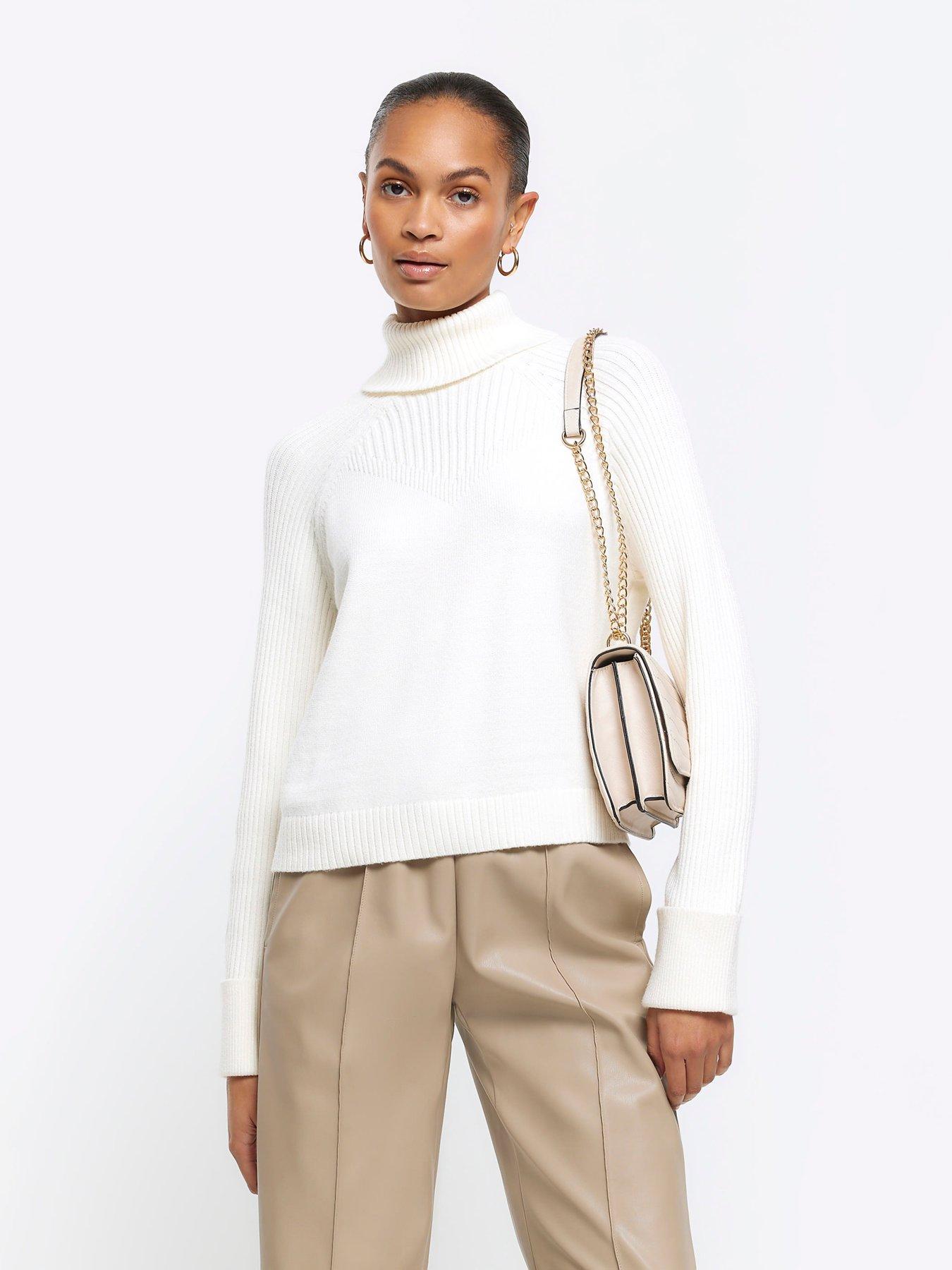 River island cream on sale jumper