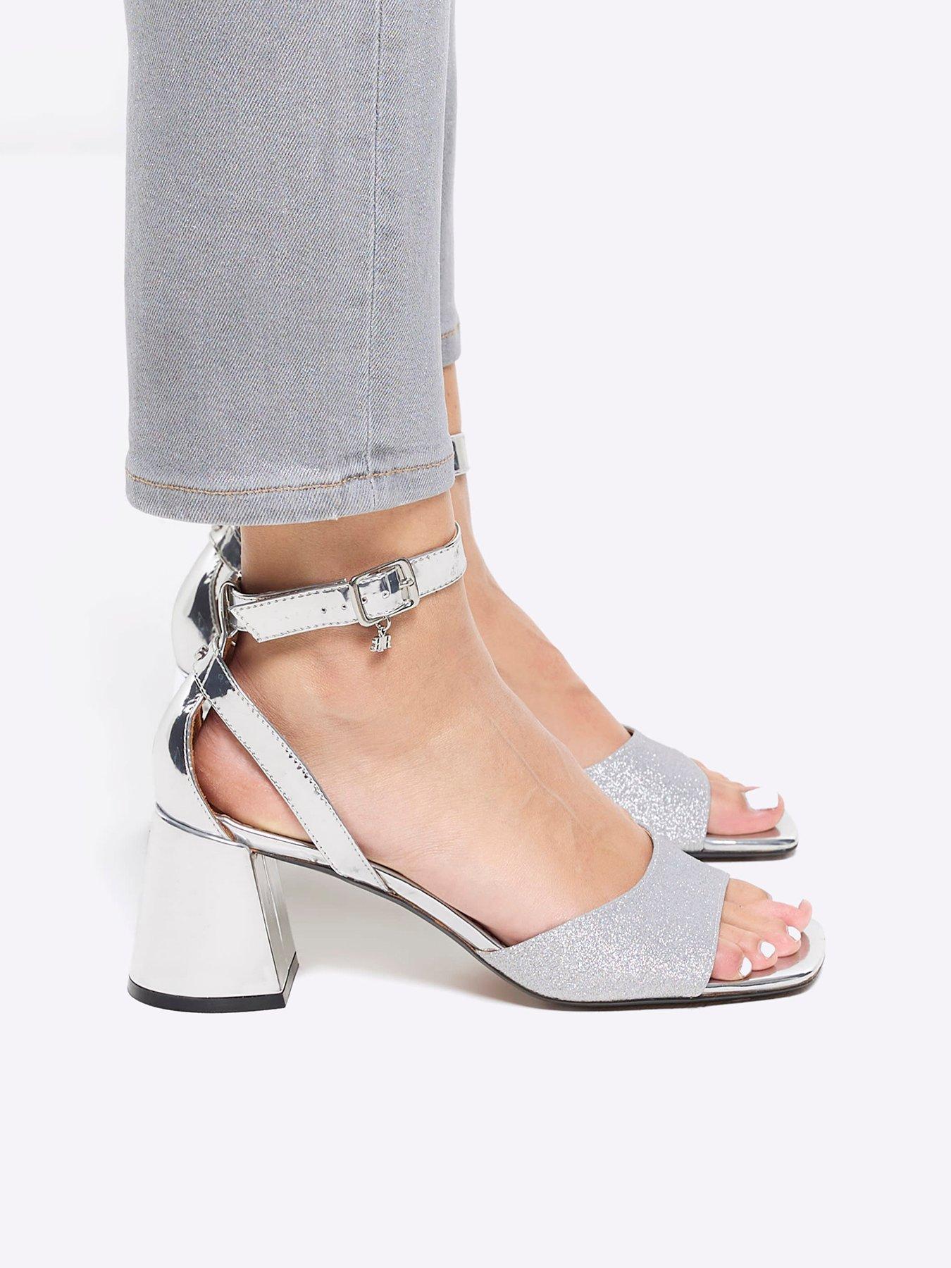 river-island-block-heel-sandal-silverstillFront