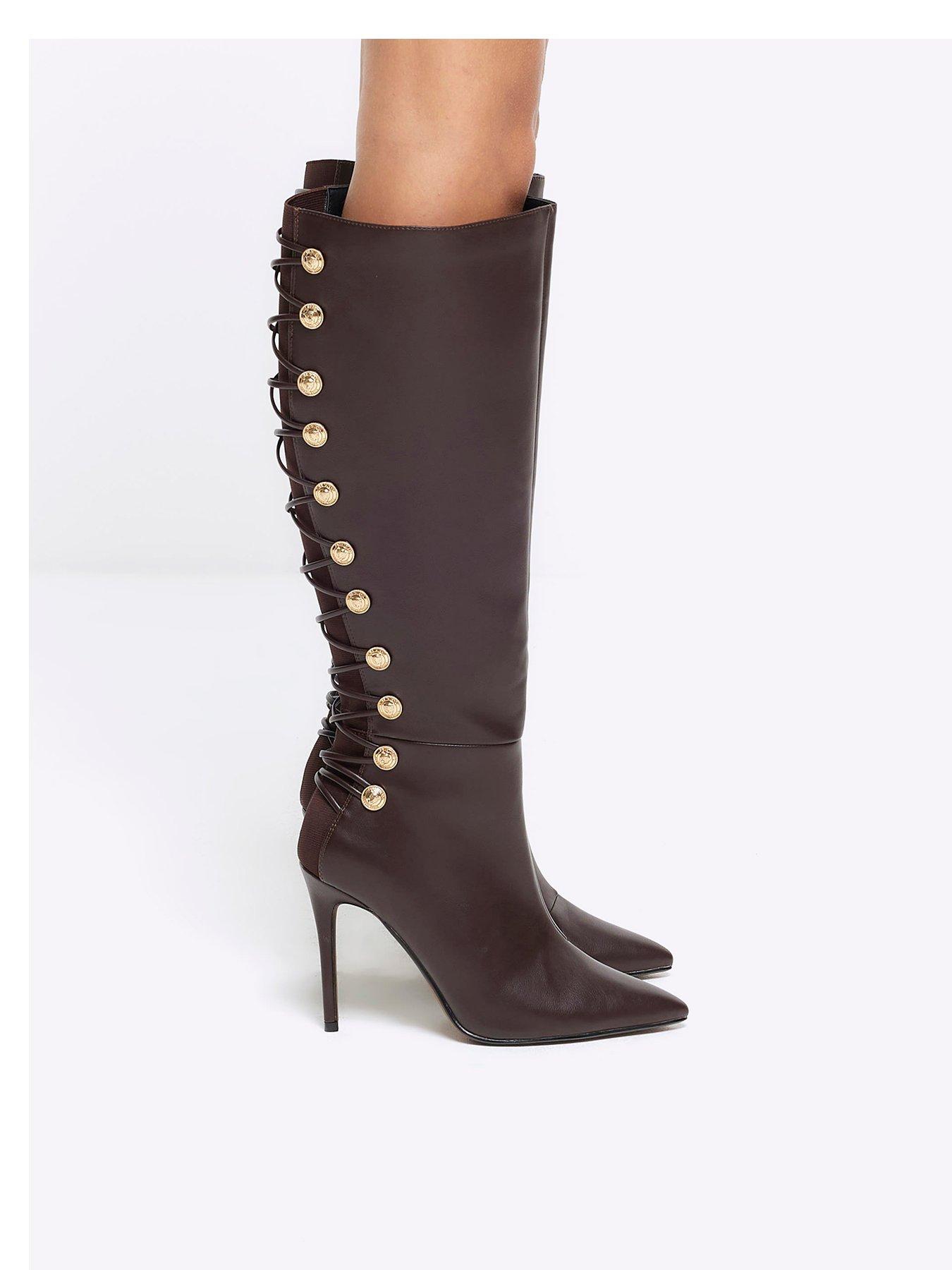 River island cheap knee high boots