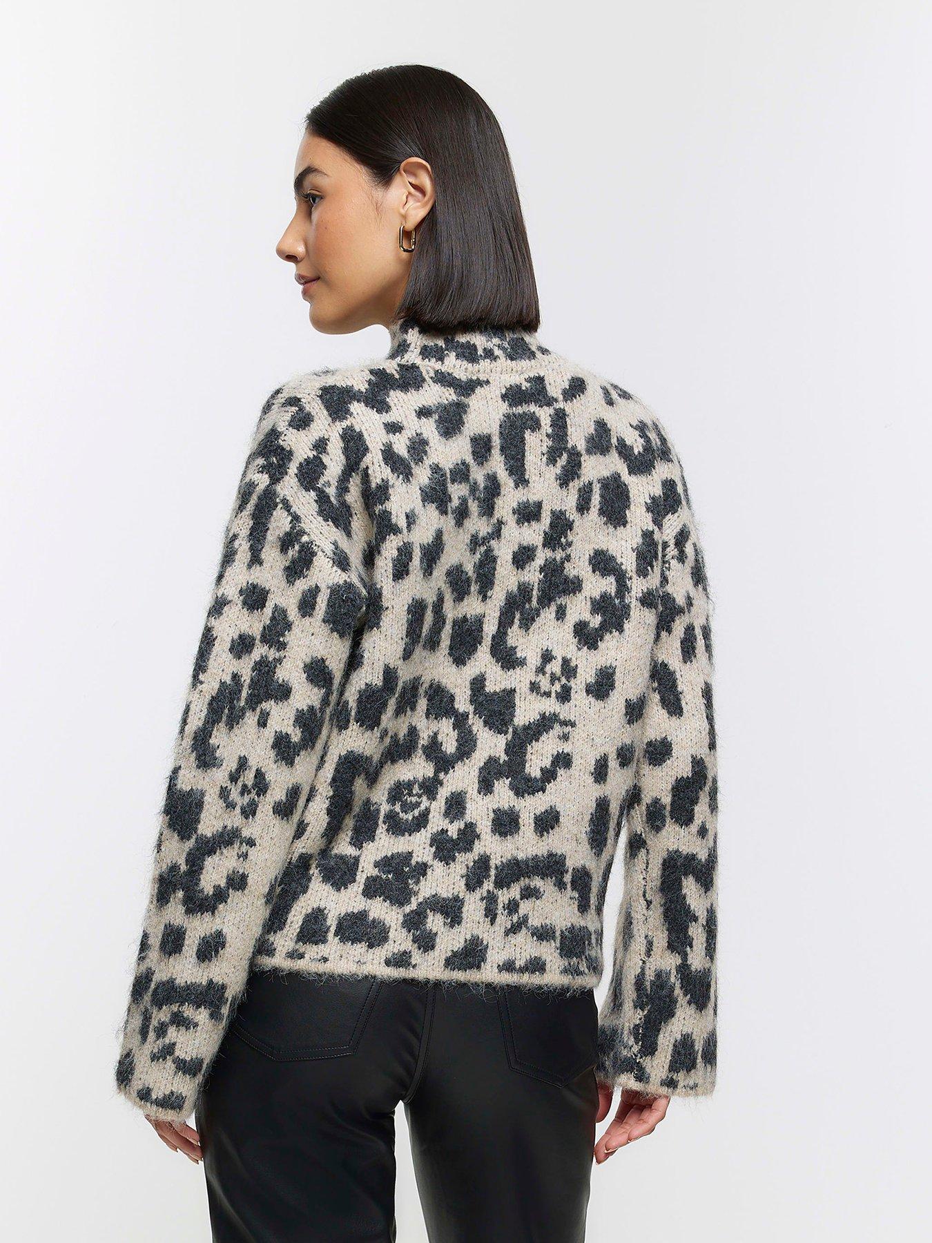 River island leopard print 2024 jacket