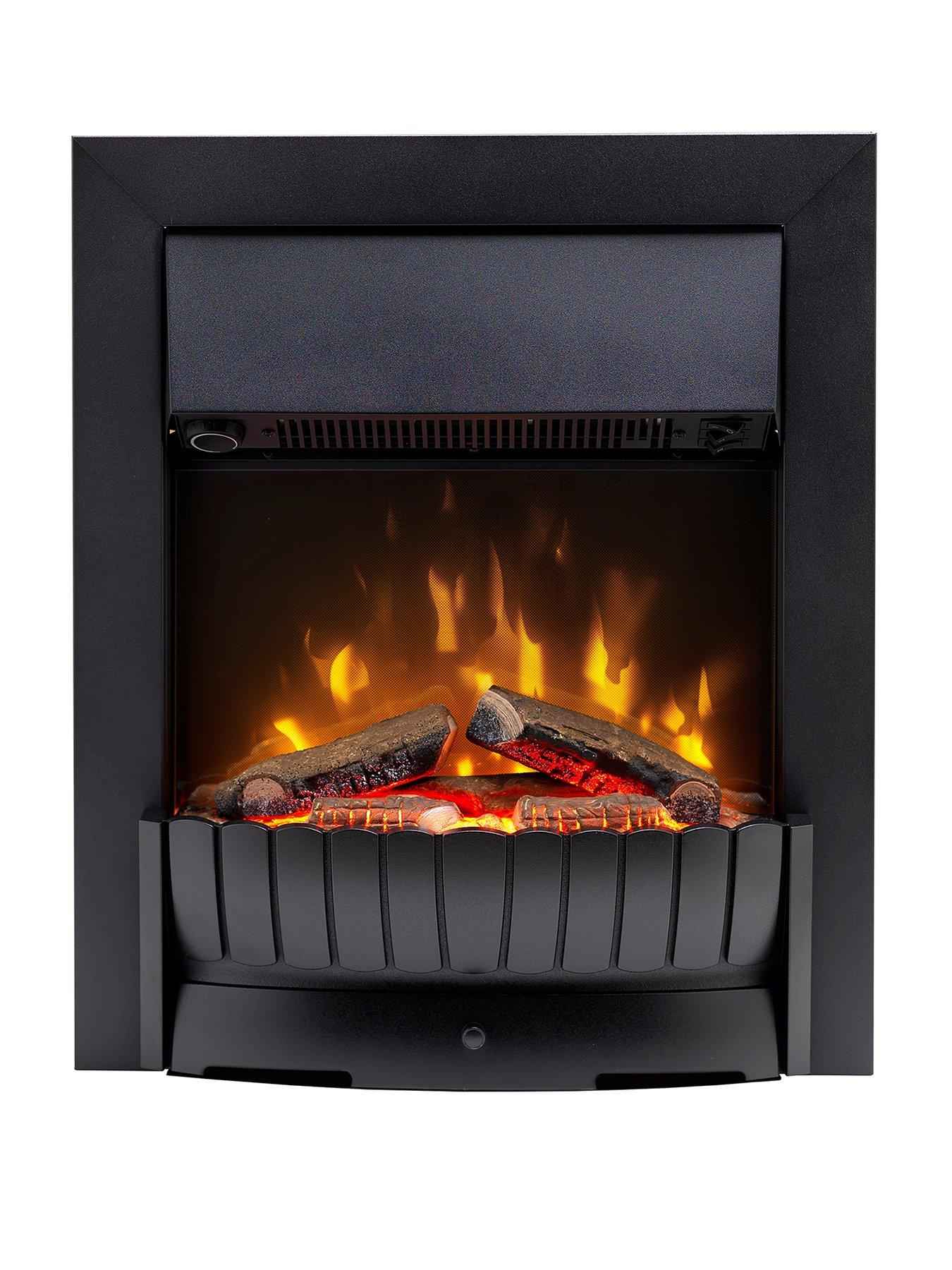 undefined Clement Black Optiflame Inset Fire