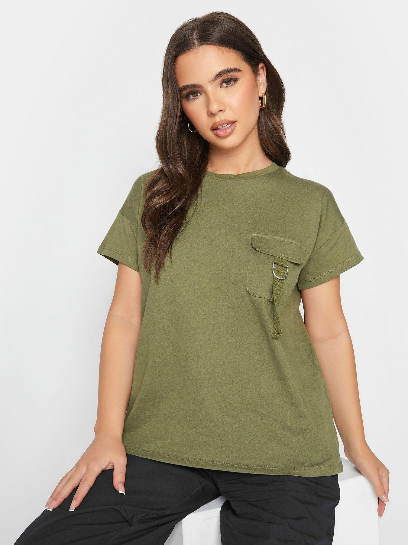 pixiegirl-petite-utility-pocket-tee-green