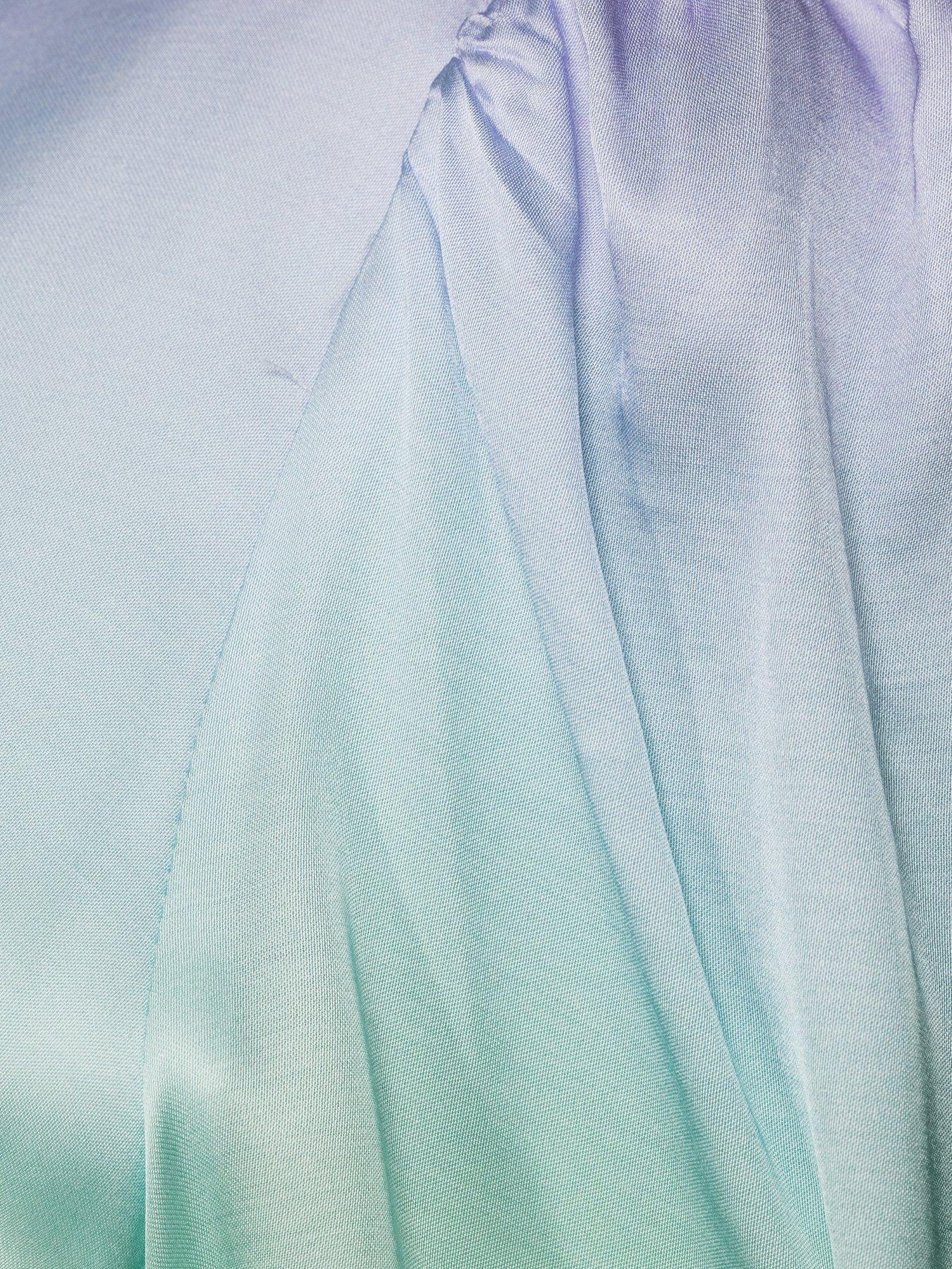 Image 4 of 4 of Olivia Rubin Lara Ombre Midi Dress - Pastel Ombre