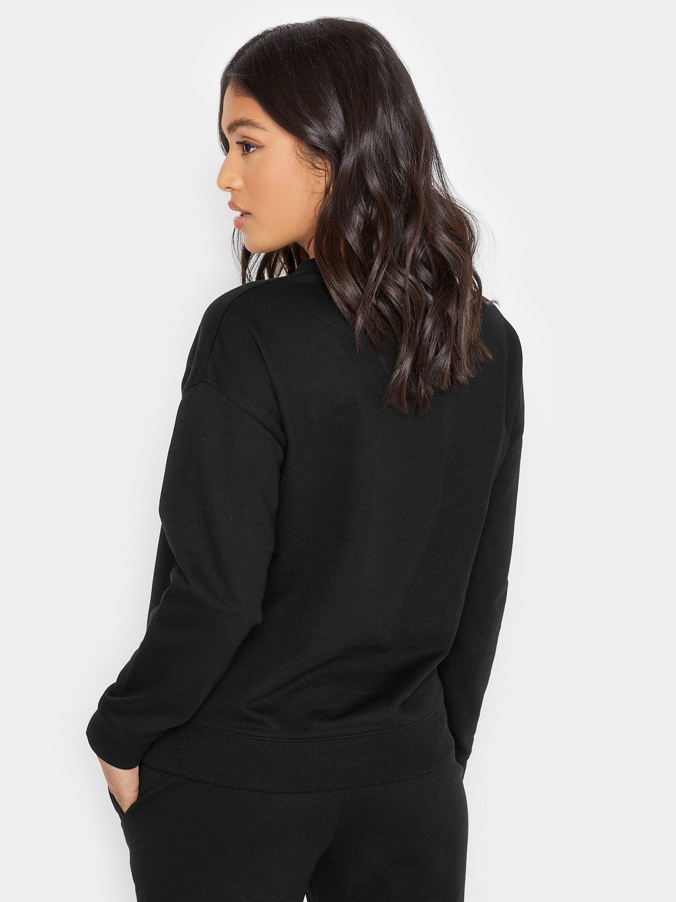 pixiegirl-petite-crew-neck-sweatshirt-blackstillFront