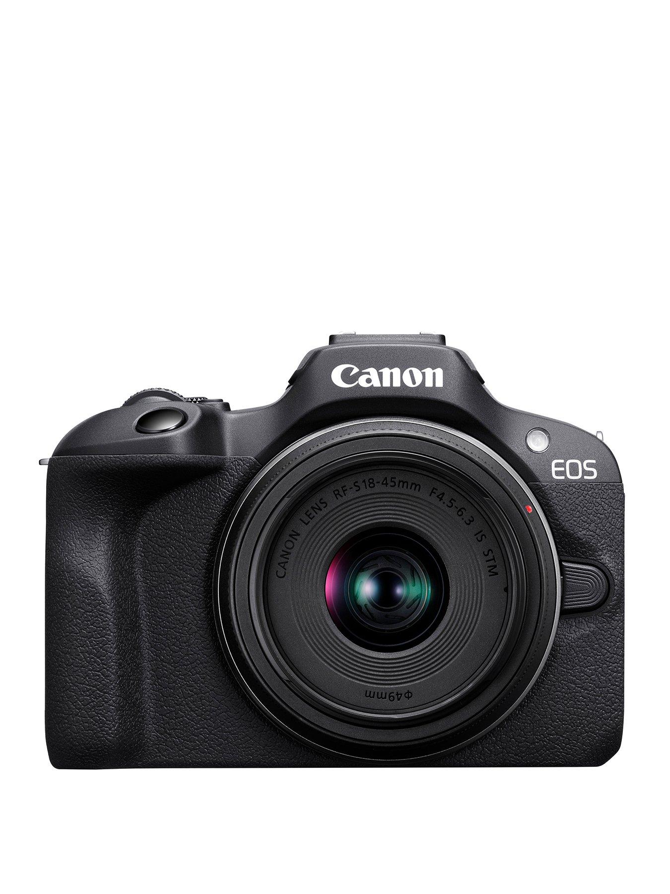 canon-eos-r100-aps-c-camera-kit-inc-rf-s-18-45mm-lens-32gb-sd-card-additional-lp-e17-battery-neck-strap-amp-casestillFront