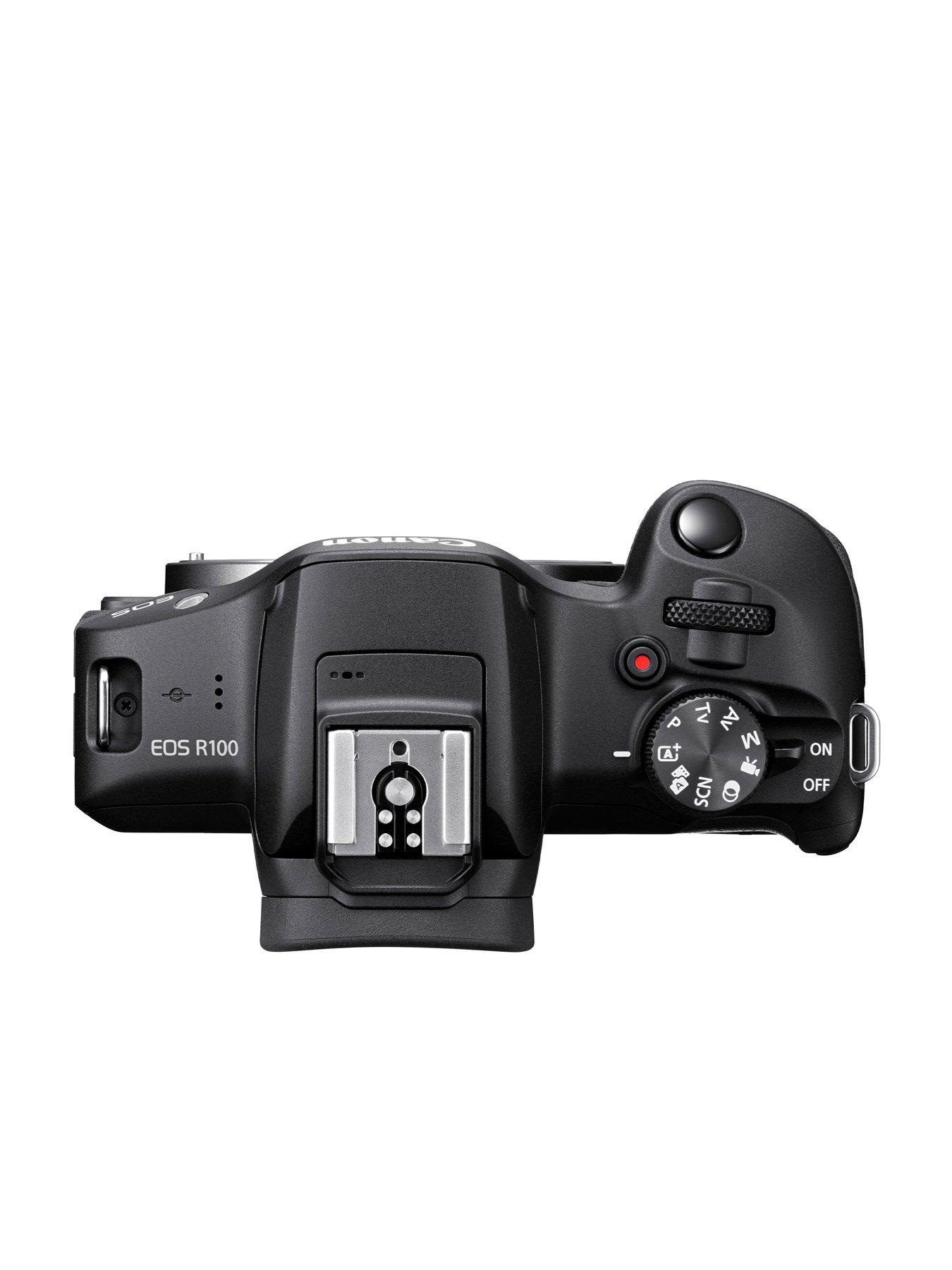 canon-eos-r100-aps-c-camera-kit-inc-rf-s-18-45mm-lens-32gb-sd-card-additional-lp-e17-battery-neck-strap-amp-casedetail