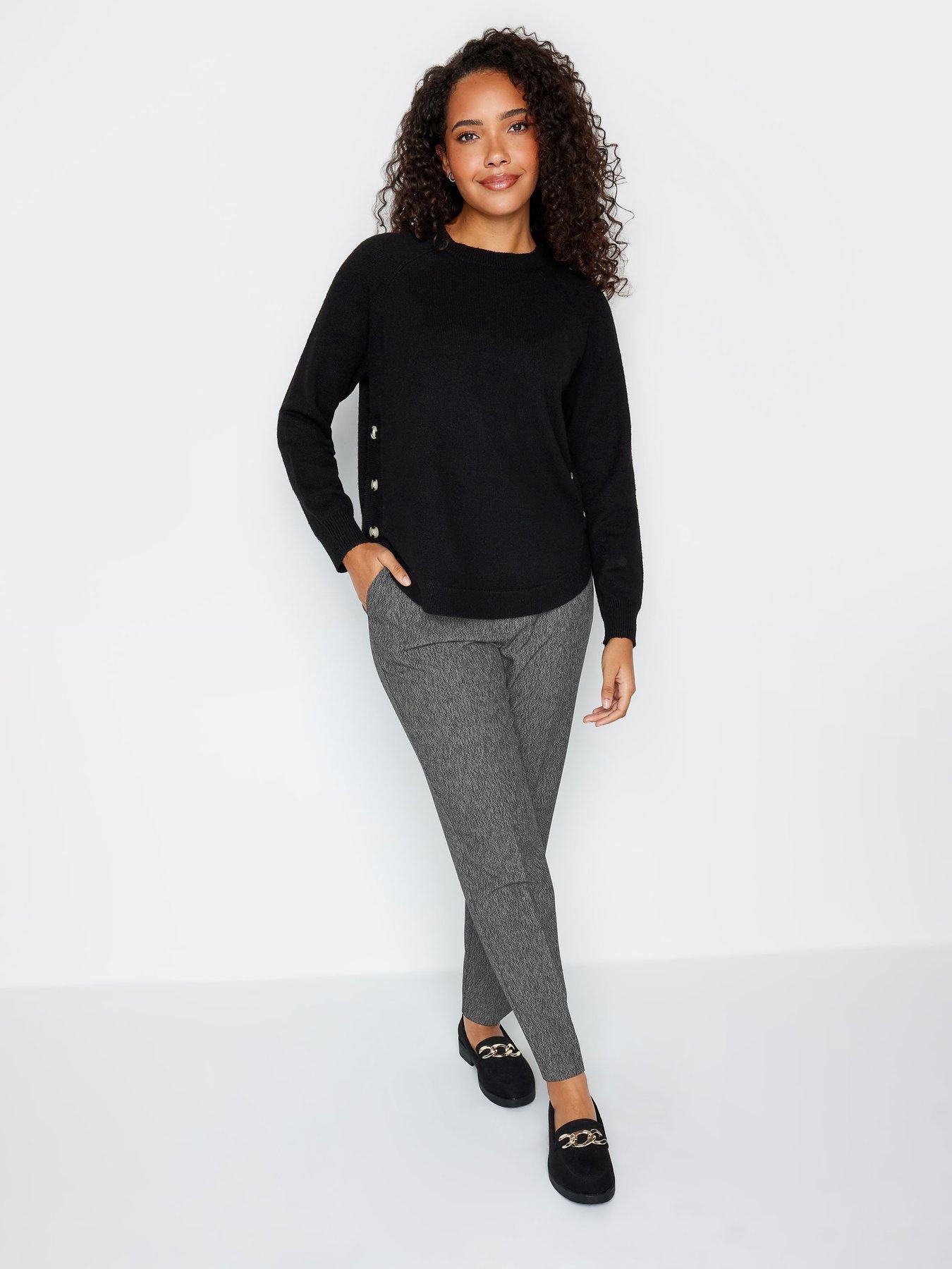 mco-petite-salt-and-pepper-grey-tapered-trouser-petiteback