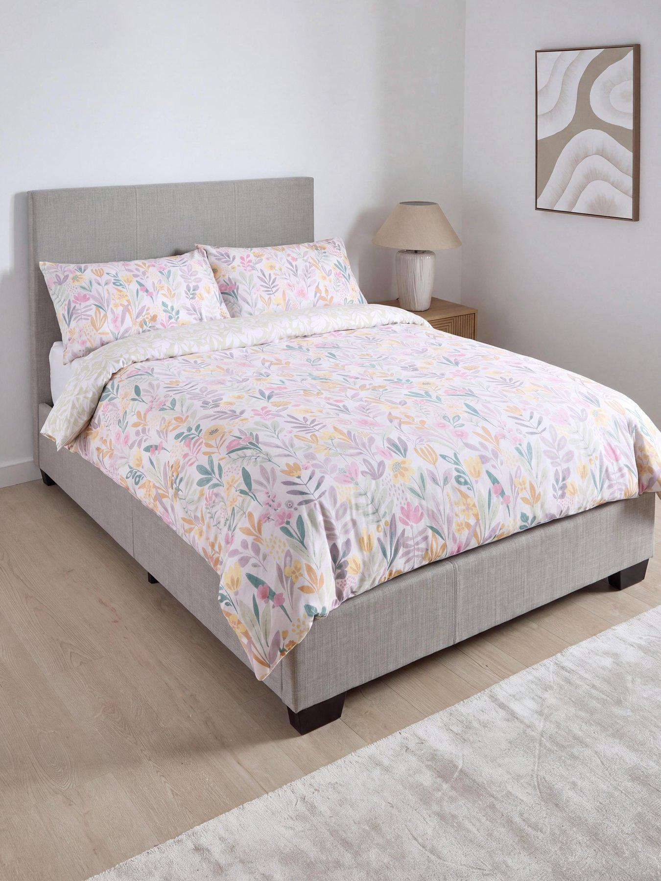 the-very-collection-riley-fabric-small-double-bed-frame-with-mattress-options-buy-amp-save-light-grey-fscreg-certified