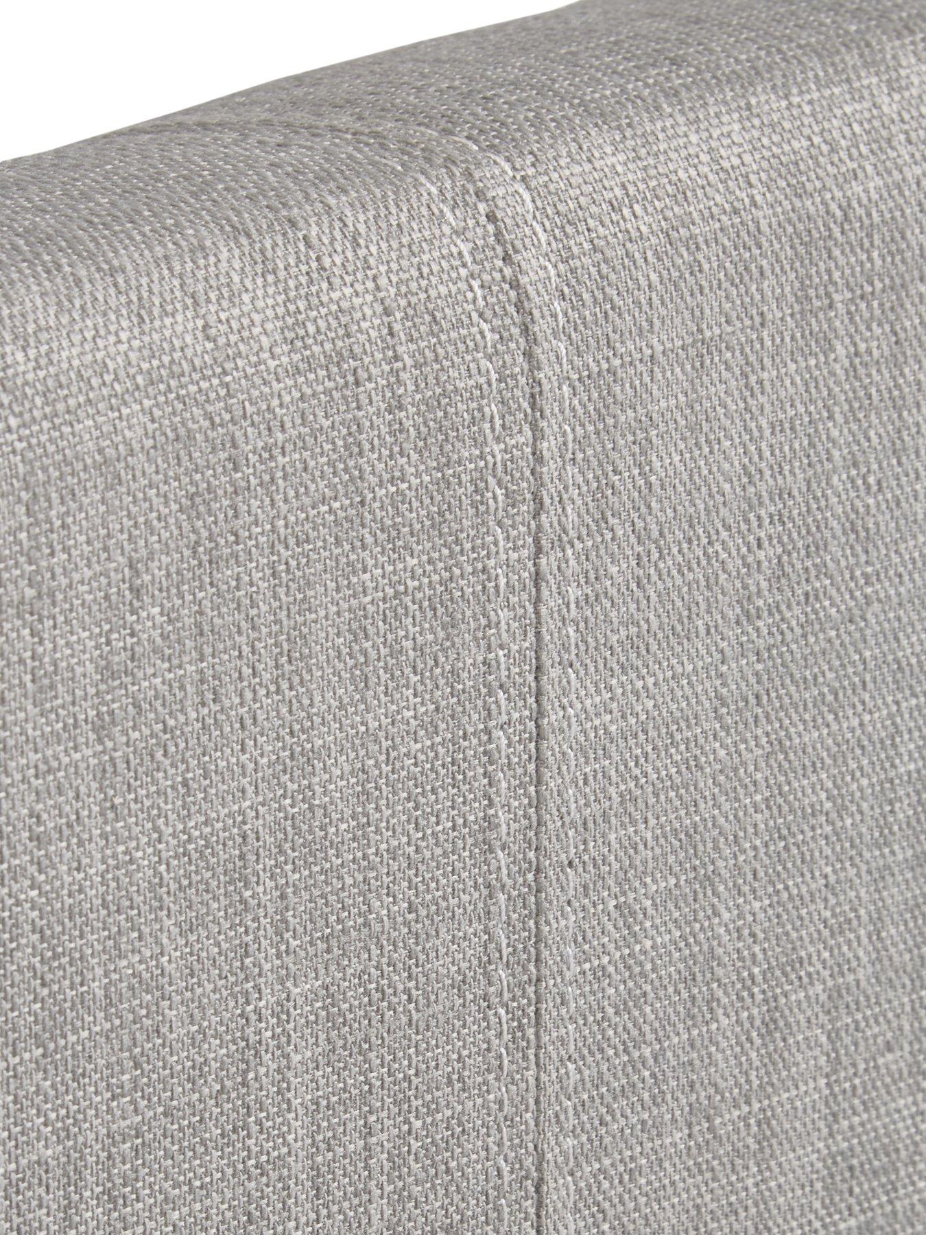 Image 6 of 6 of The Very Collection Riley Fabric Small Double Bed Frame with Mattress Options (Buy &amp; SAVE!) - Light Grey