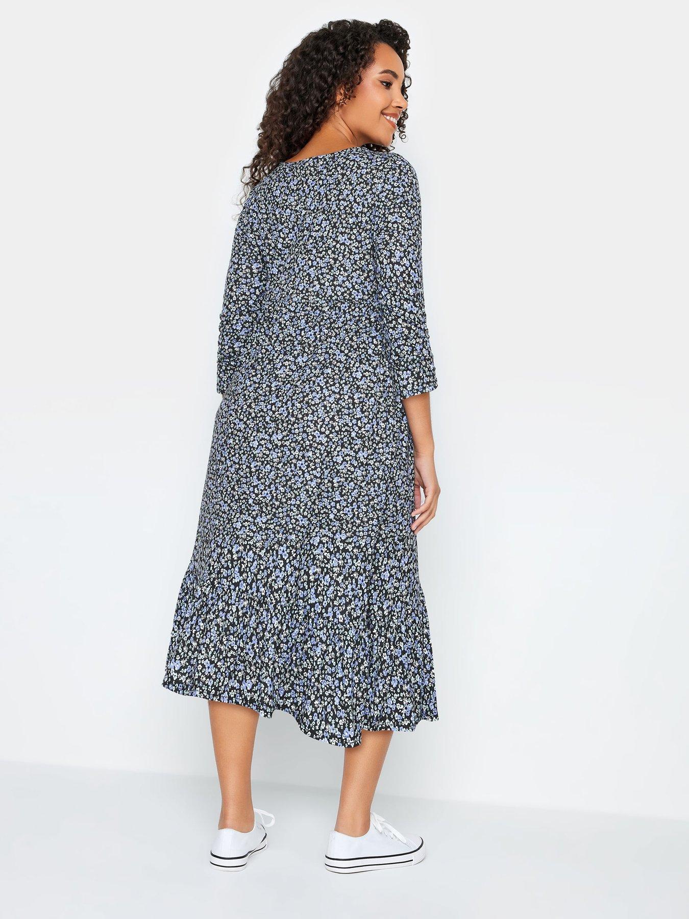 mco-petite-ditsy-print-dress--nbspbluenbspstillFront