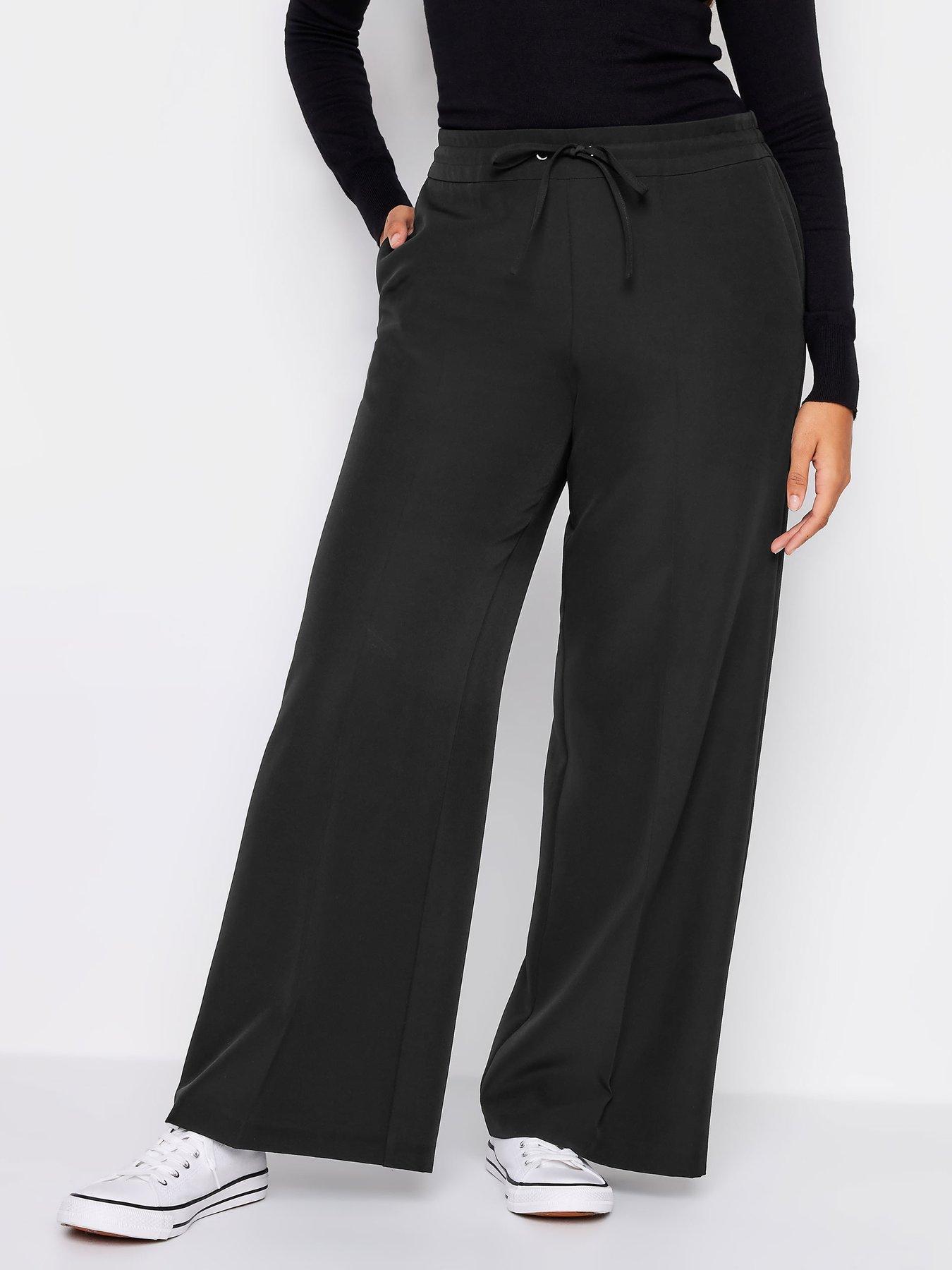 The Petite Flare Trouser Pant in Double Crepe