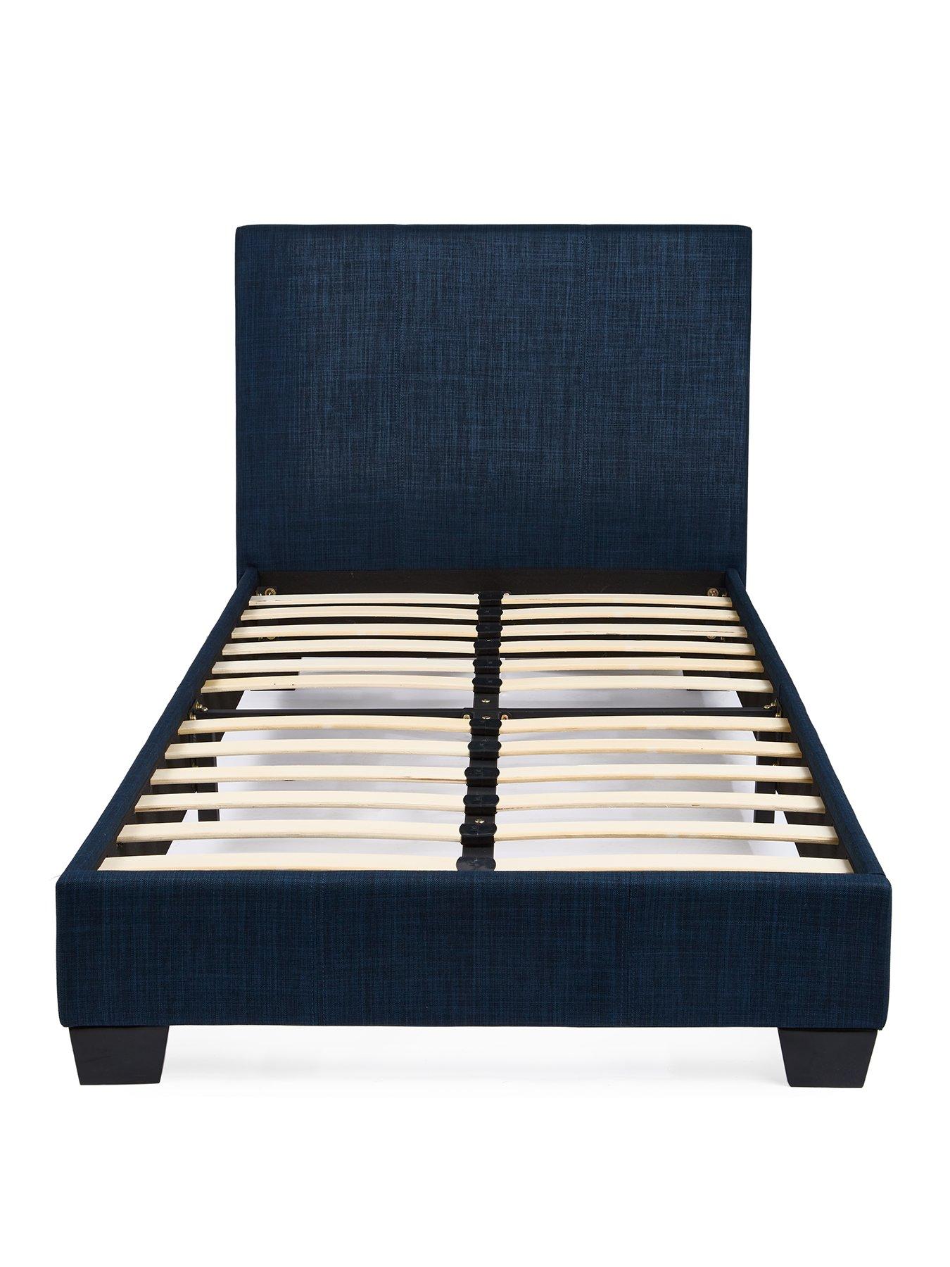 very-home-riley-fabric-single-bed-frame-with-mattress-options-buy-amp-savenbsp--bluestillFront