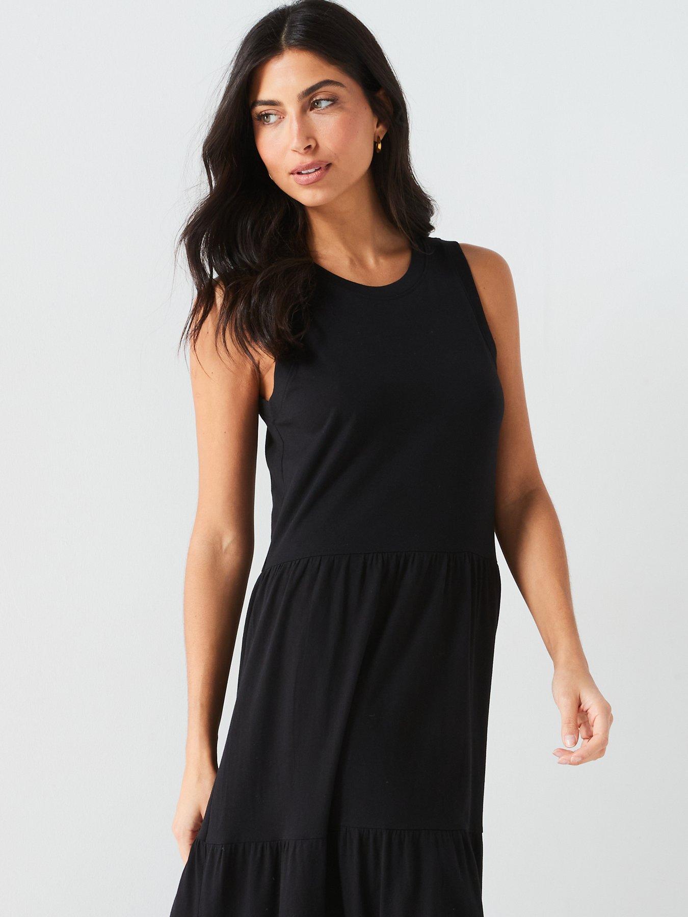 everyday-sleeveless-tiered-maxi-dress-blackdetail