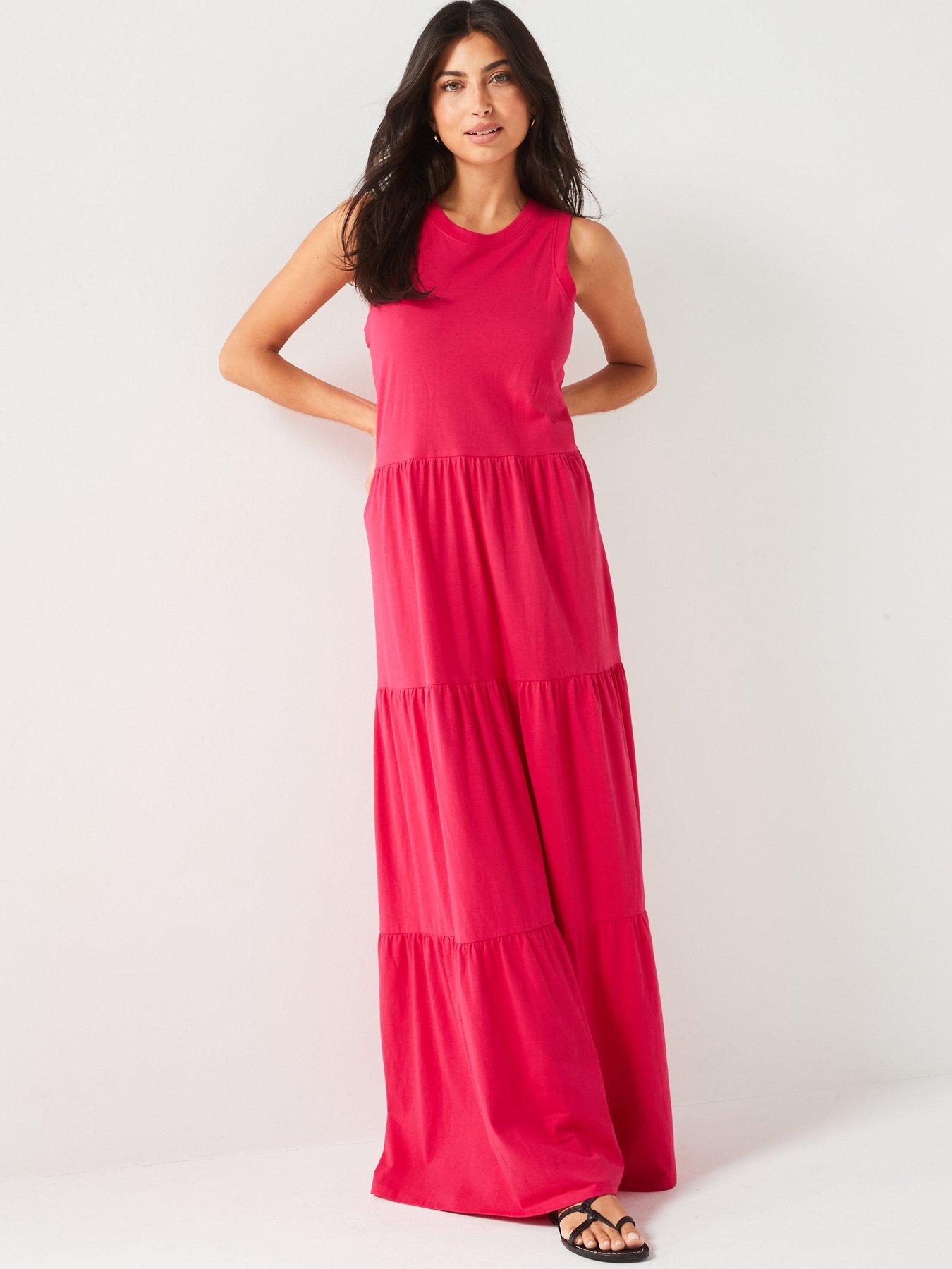 everyday-sleeveless-tiered-maxi-dress-pinkoutfit