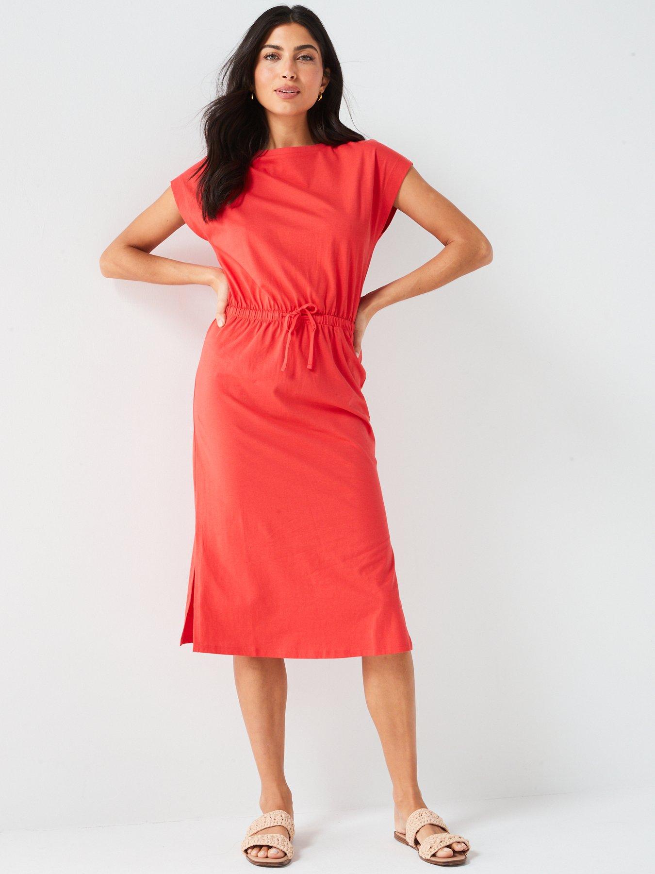 everyday-channel-waist-midi-dress-reddetail